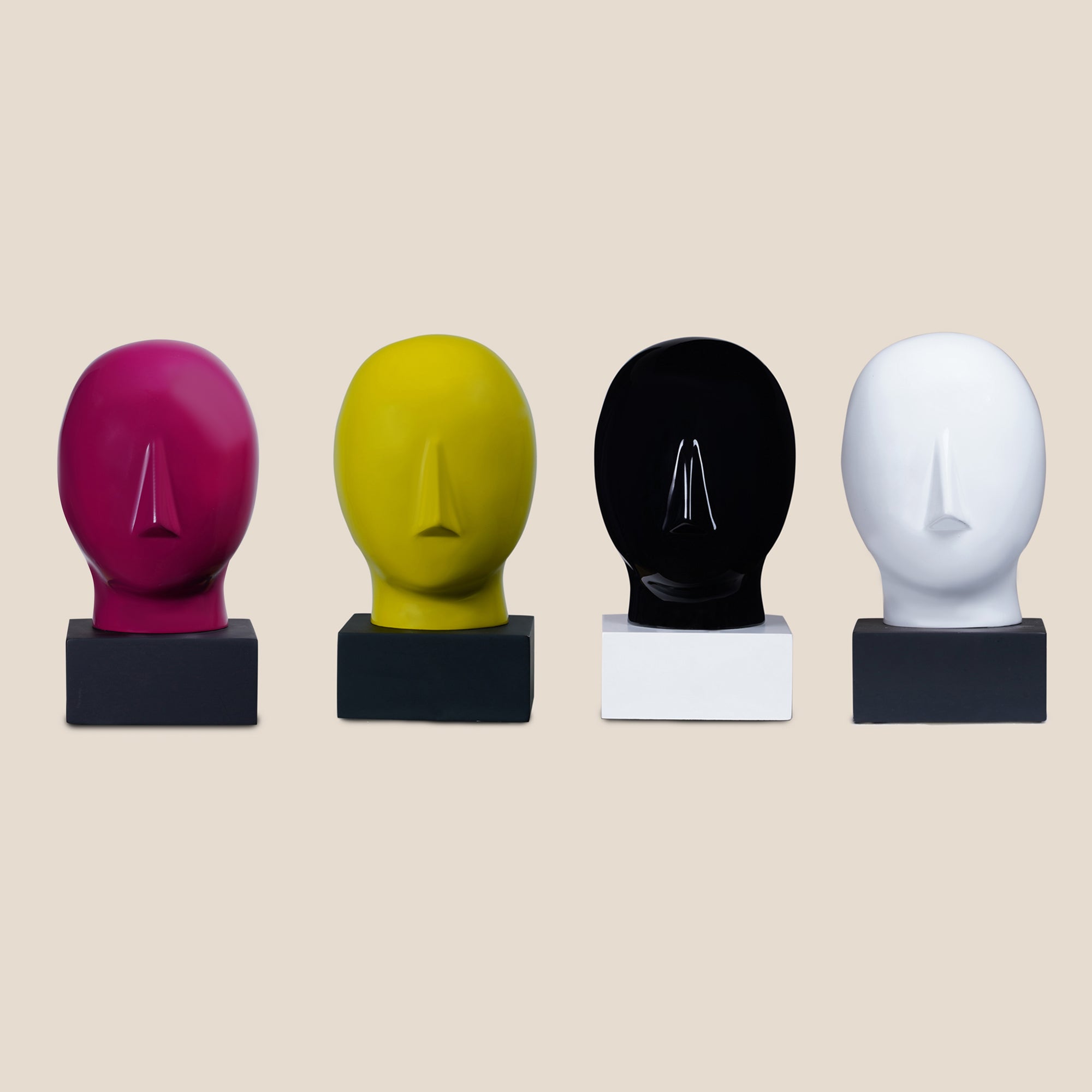 Minimalist Muse Sculpture - Black