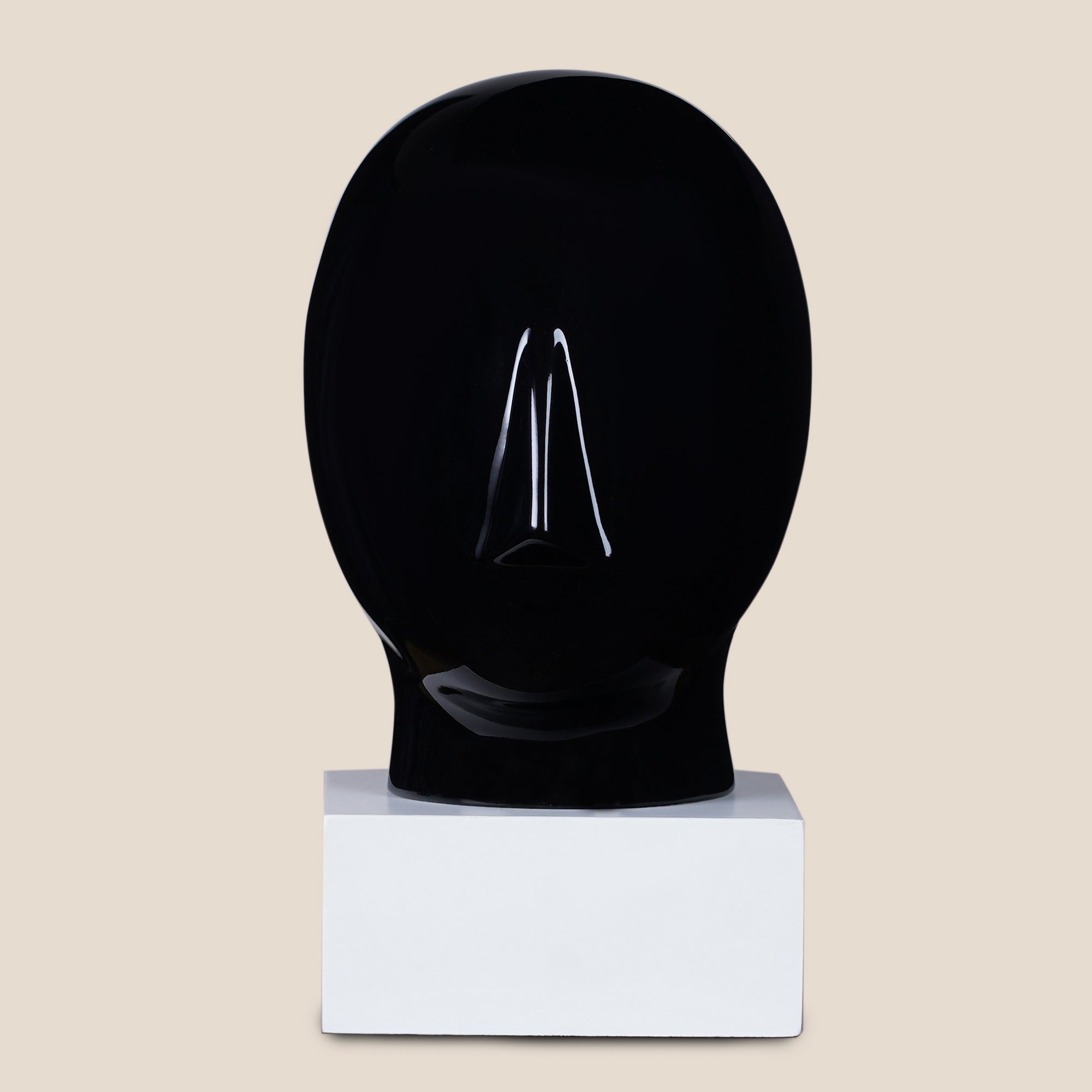 Minimalist Muse Sculpture - Black