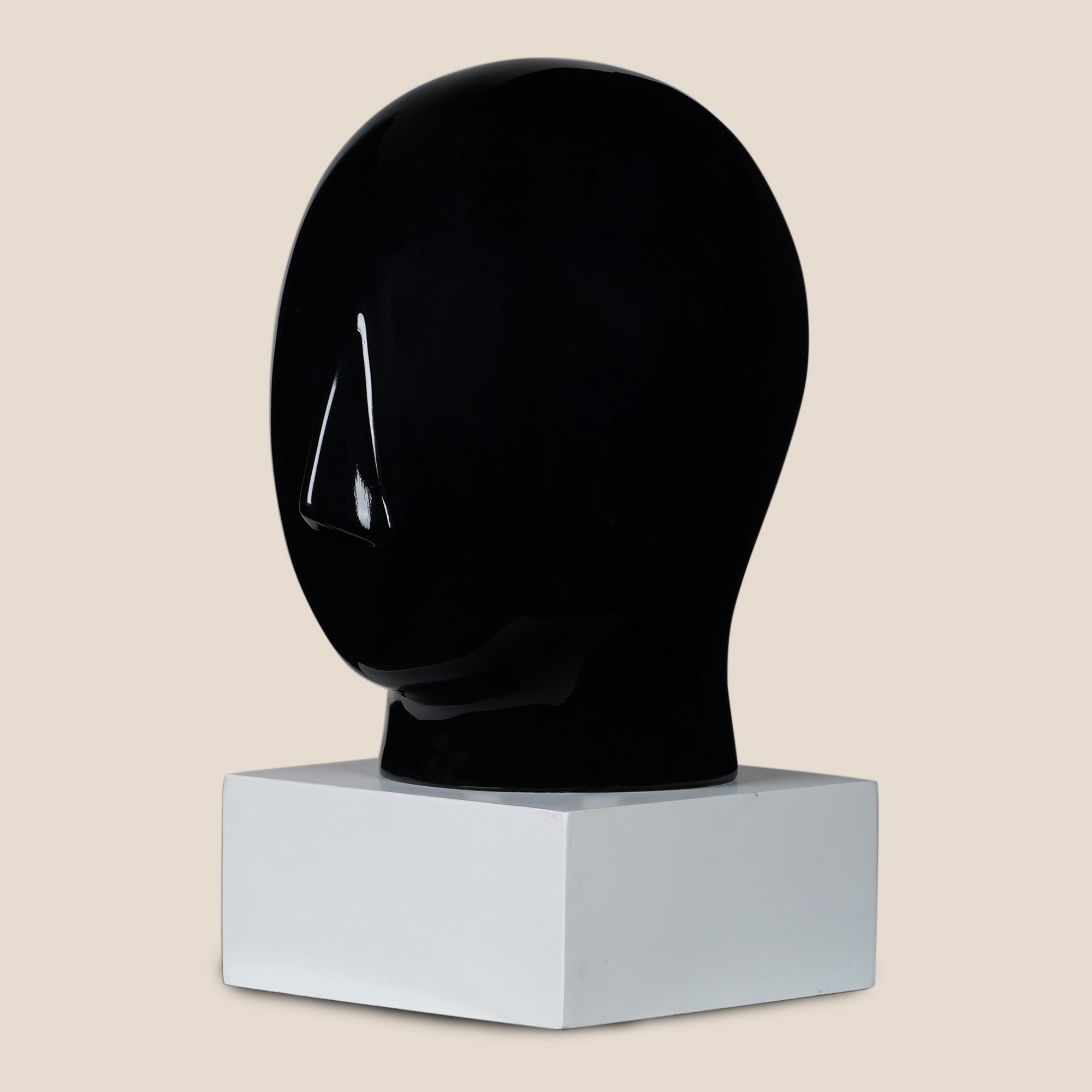 Minimalist Muse Sculpture - Black