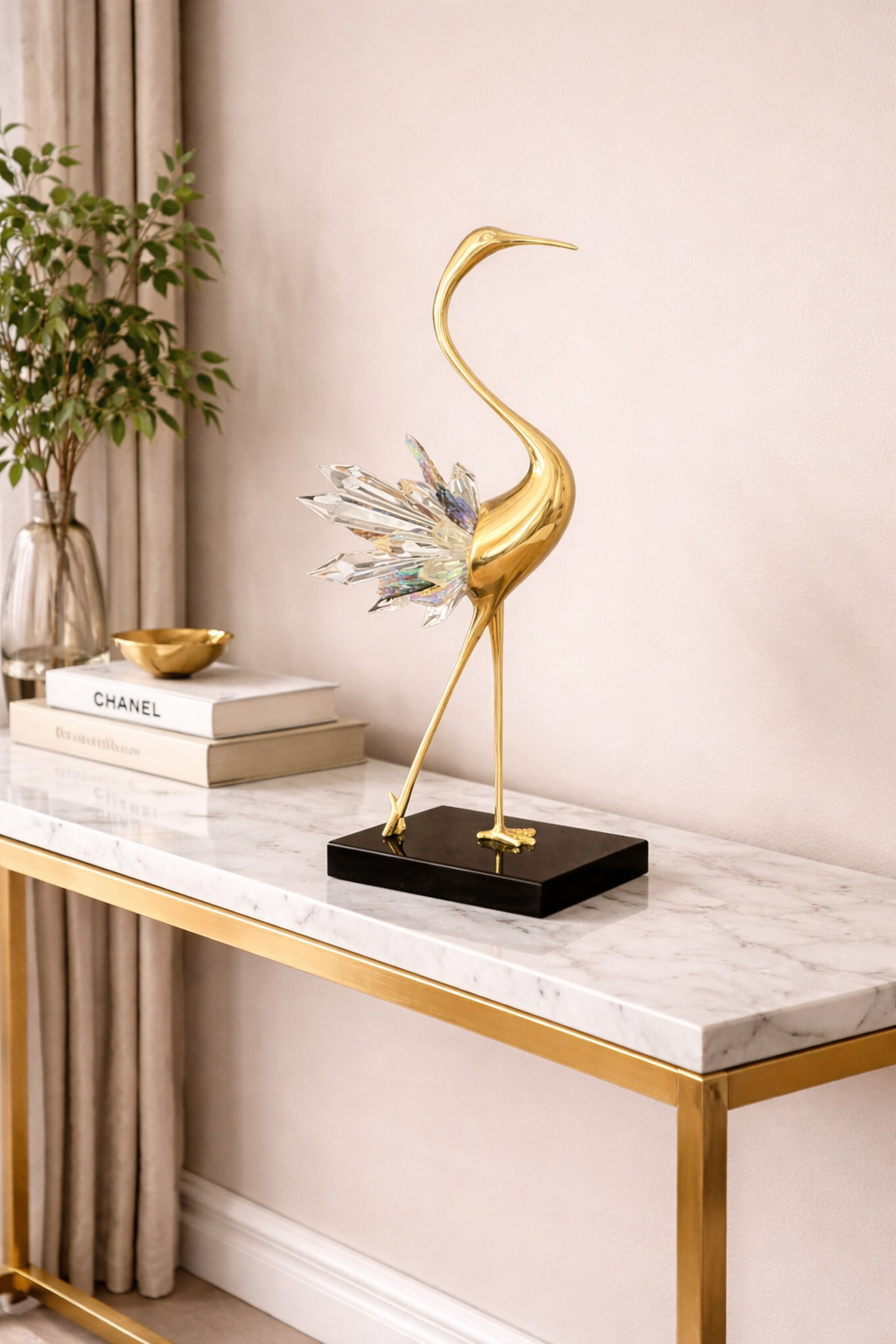 Celestia Crane Sculpture