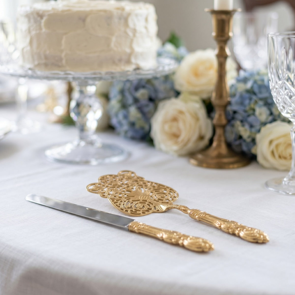 Heritage Cake Set - Brass