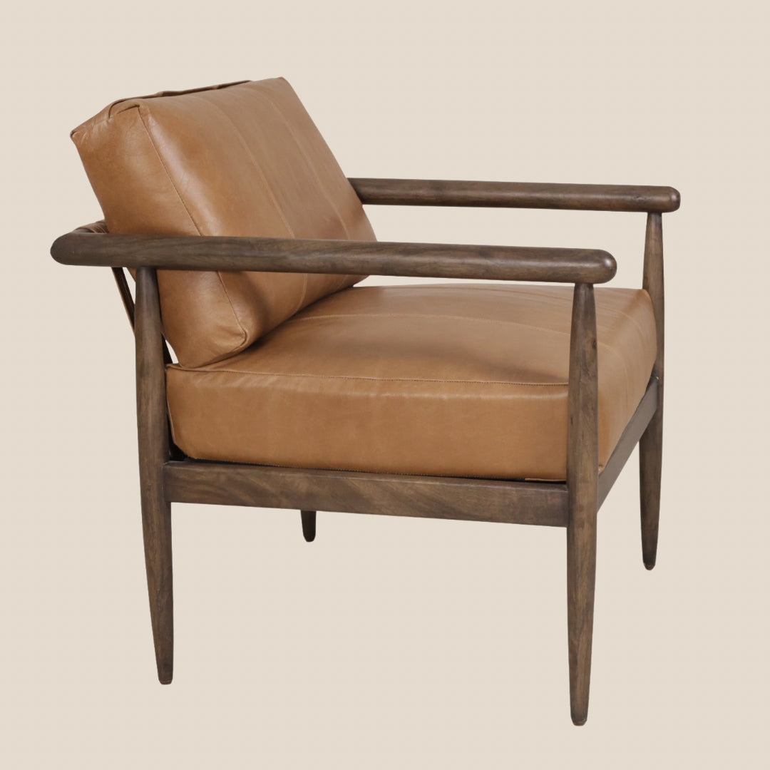 Solace Leather Lounge Chair