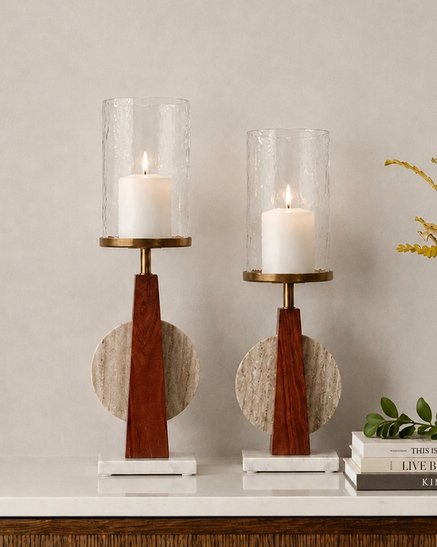 Orbica Candle Stand - Set of 2
