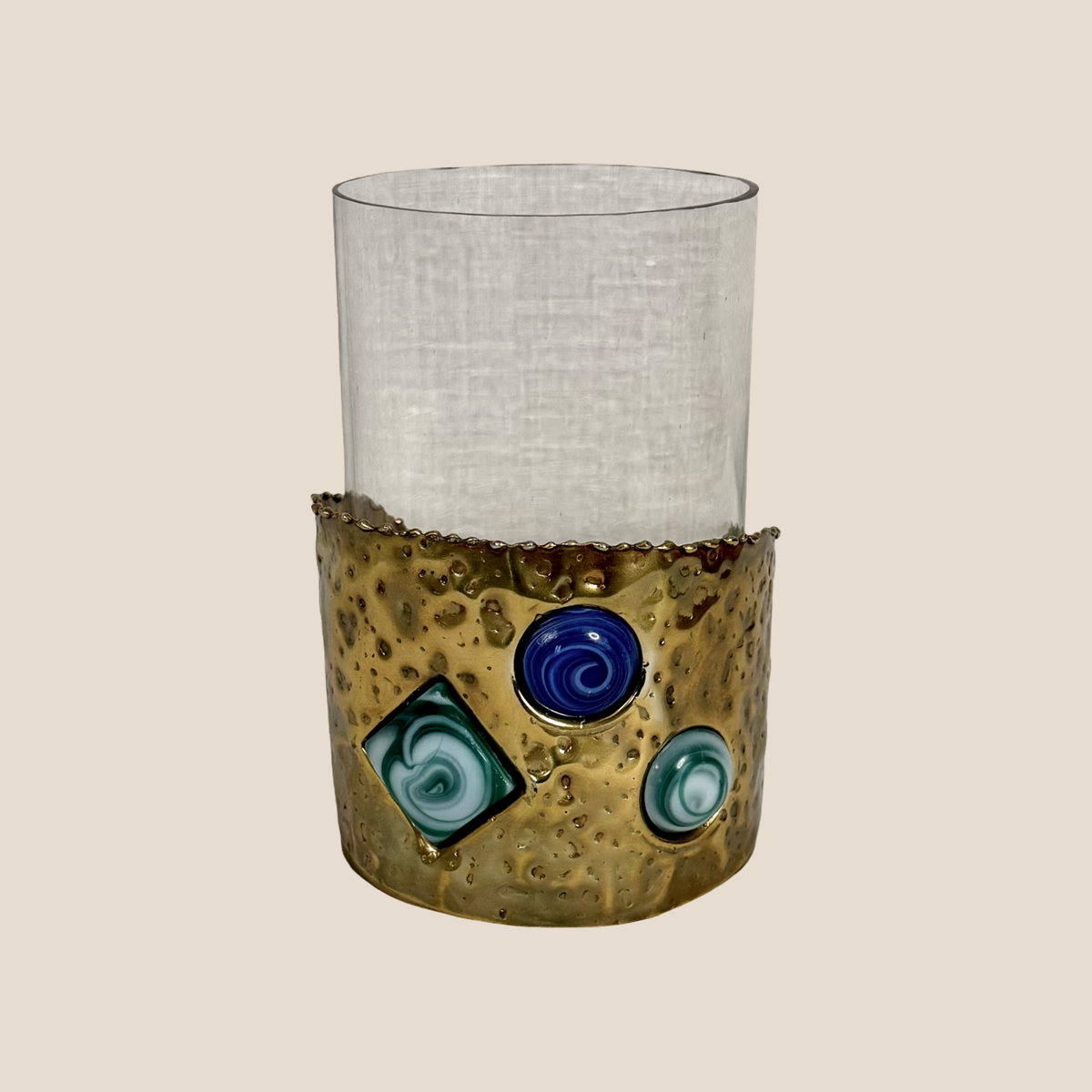 Jewel Glow Candle Stand Pair