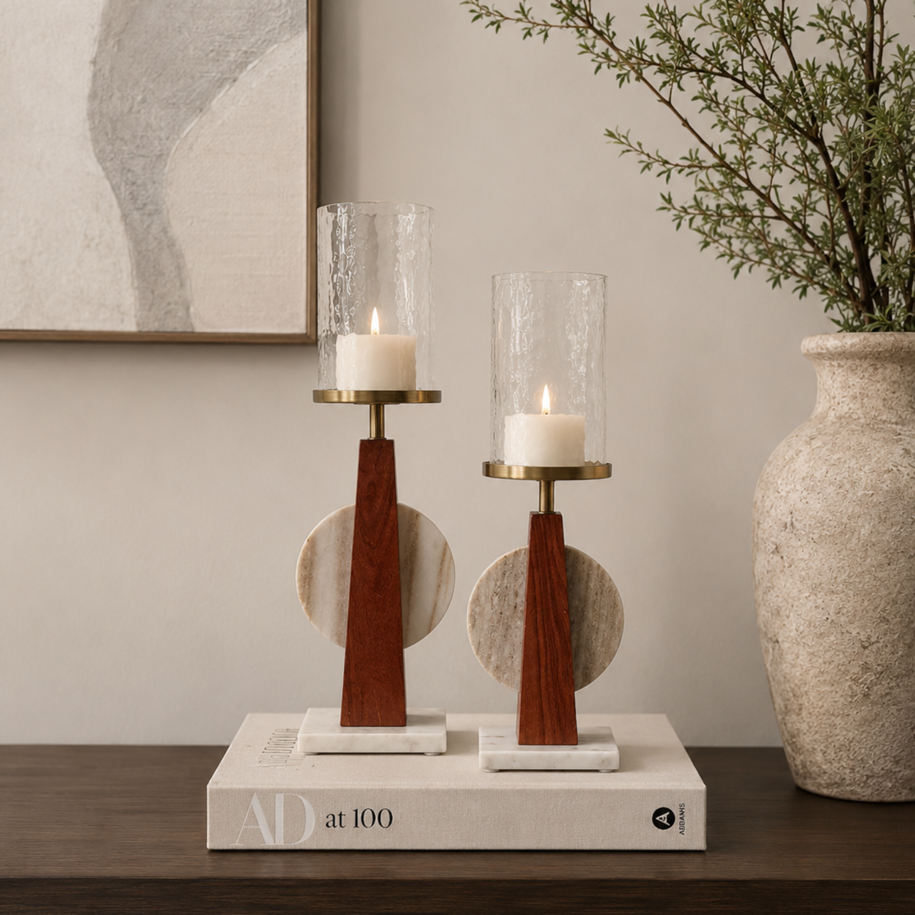 Orbica Candle Stand - Set of 2