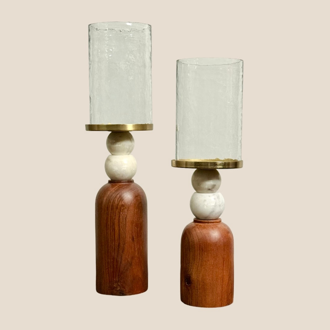 Lunaris Candle Stand - Set of 2