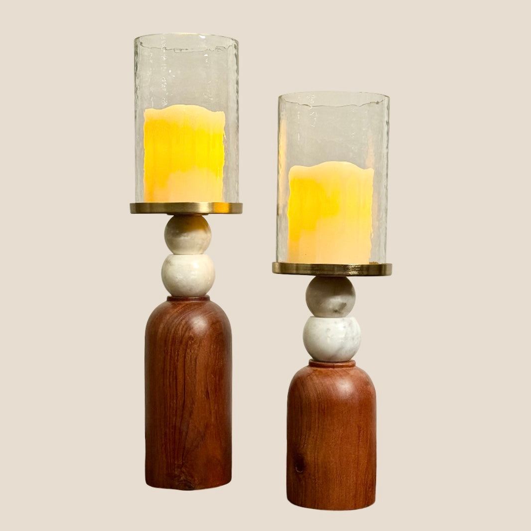 Lunaris Candle Stand - Set of 2
