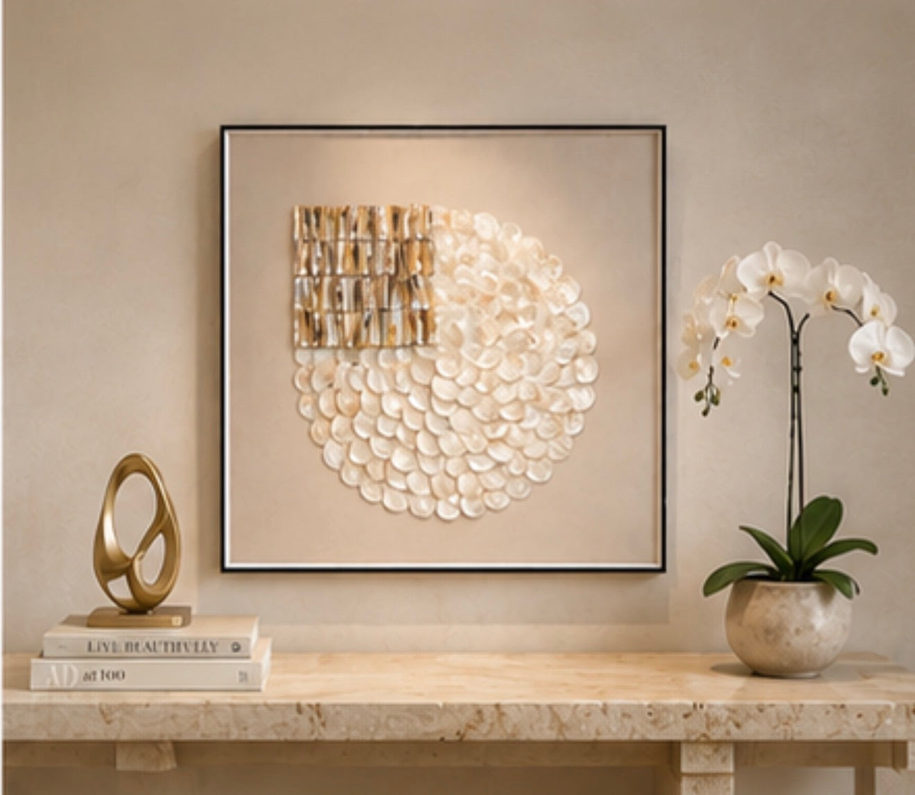 Oyster Pearl Series- Pearl Mossaic