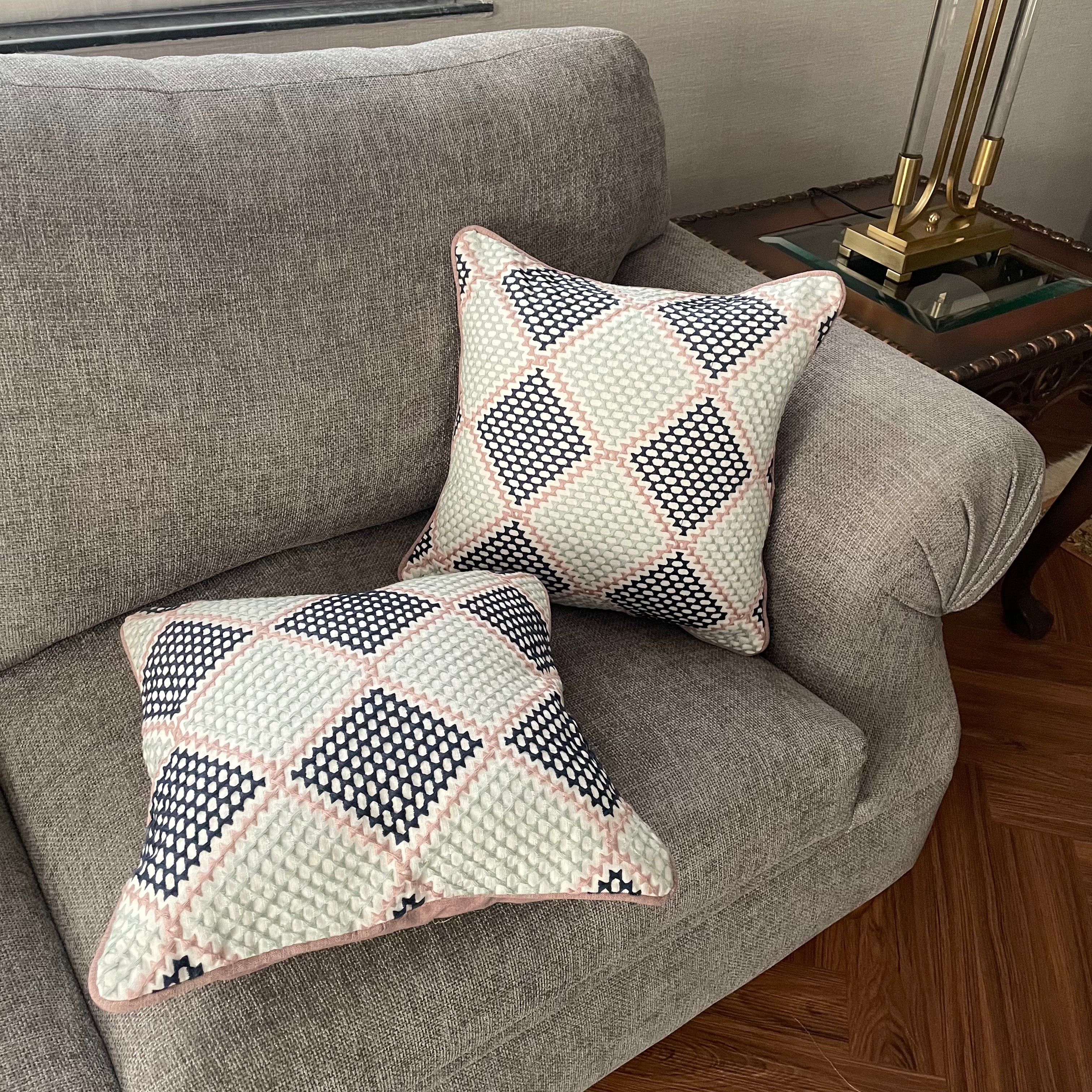 Pastel Patterns Cushion Cover