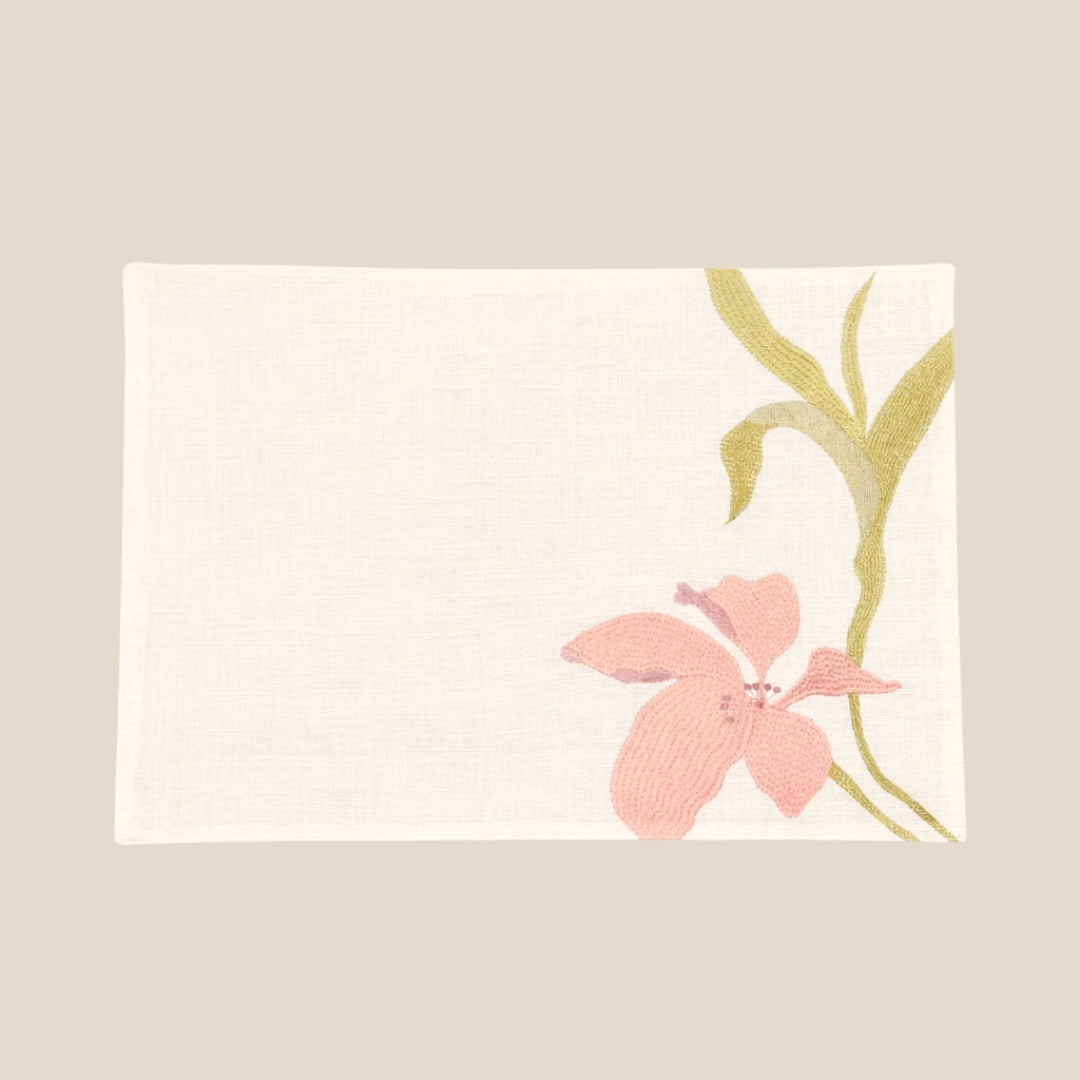 The Orchid Table Mats - Blush (Set of 6 )