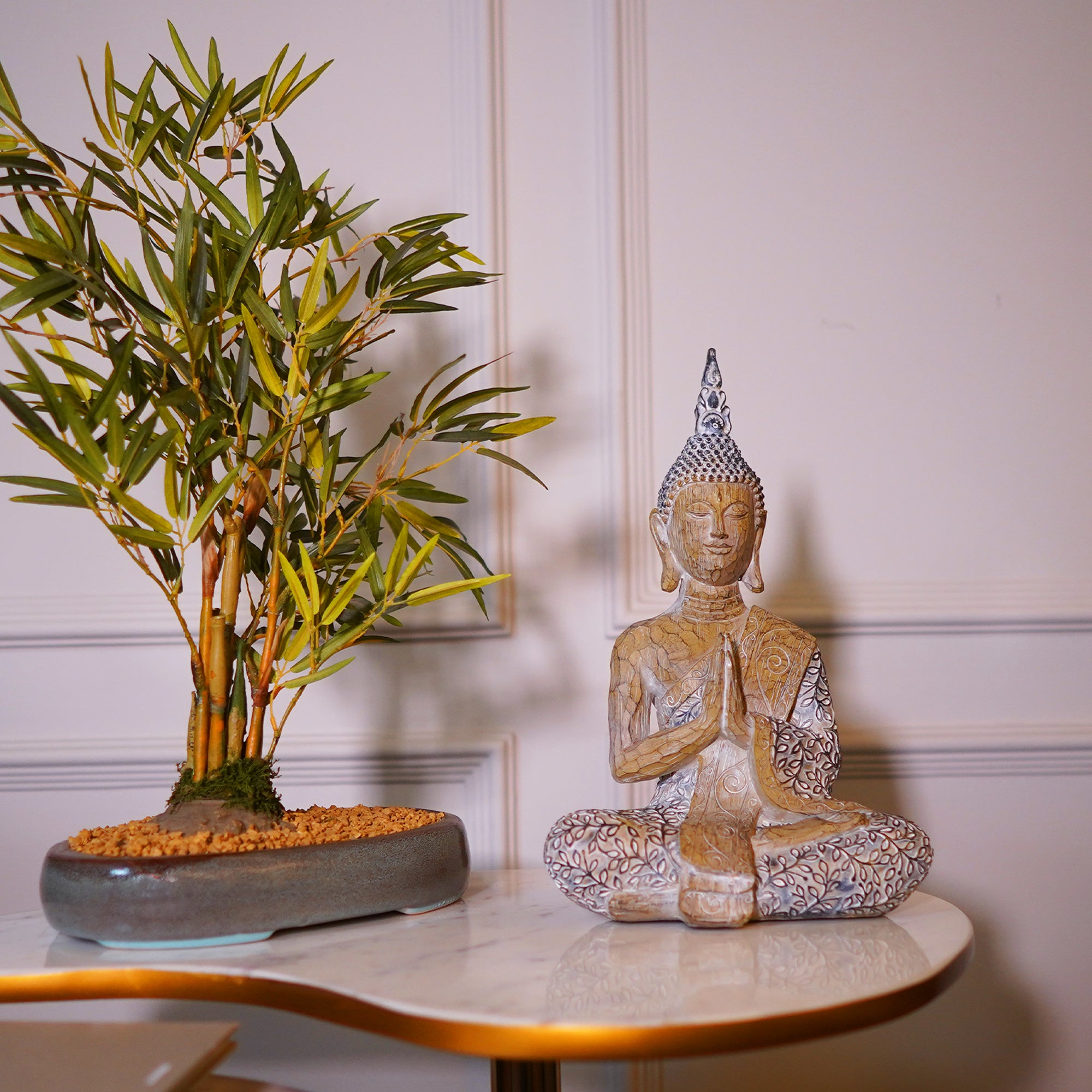 Tranquil Bloom Buddha - Large