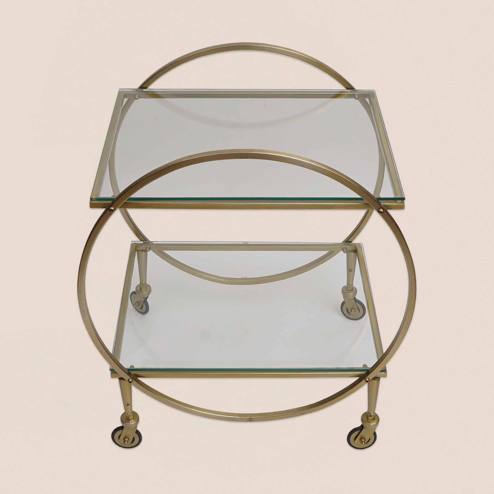 Orbit Glass Bar Trolley