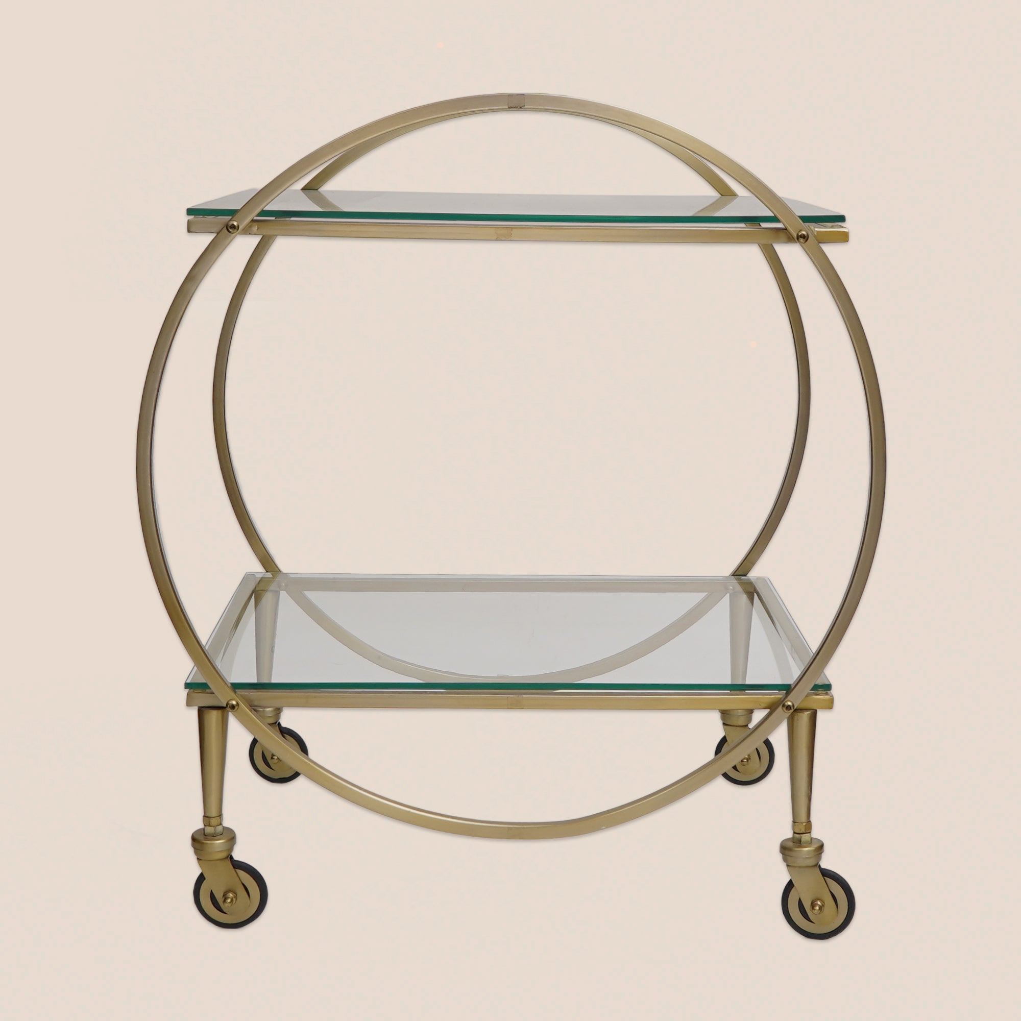Orbit Glass Bar Trolley