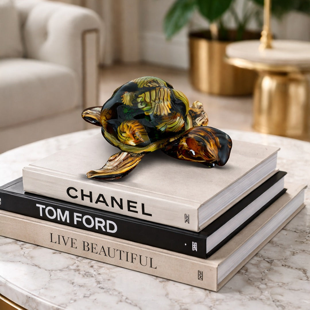 Amber Tide Turtle (Delivery only for DELHI NCR )