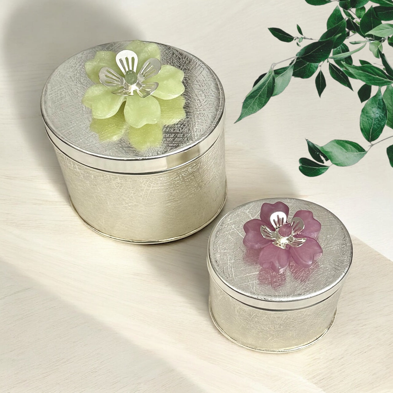Canister Set of 2 – Blooming Grace Collection