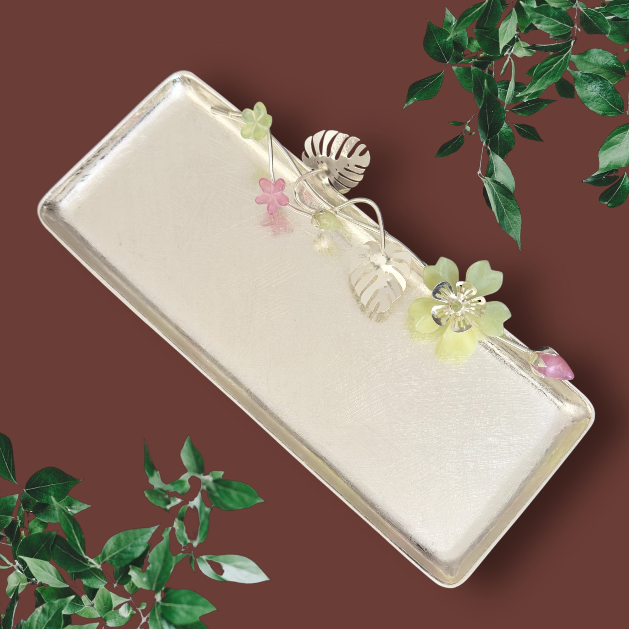 Rectangle Platter - blooming Grace