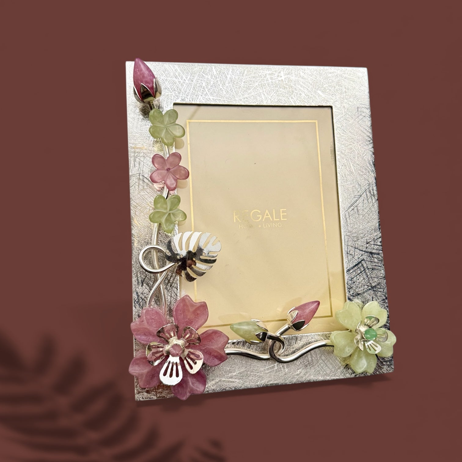 Blooming Grace Collection – Floral Photo Frame