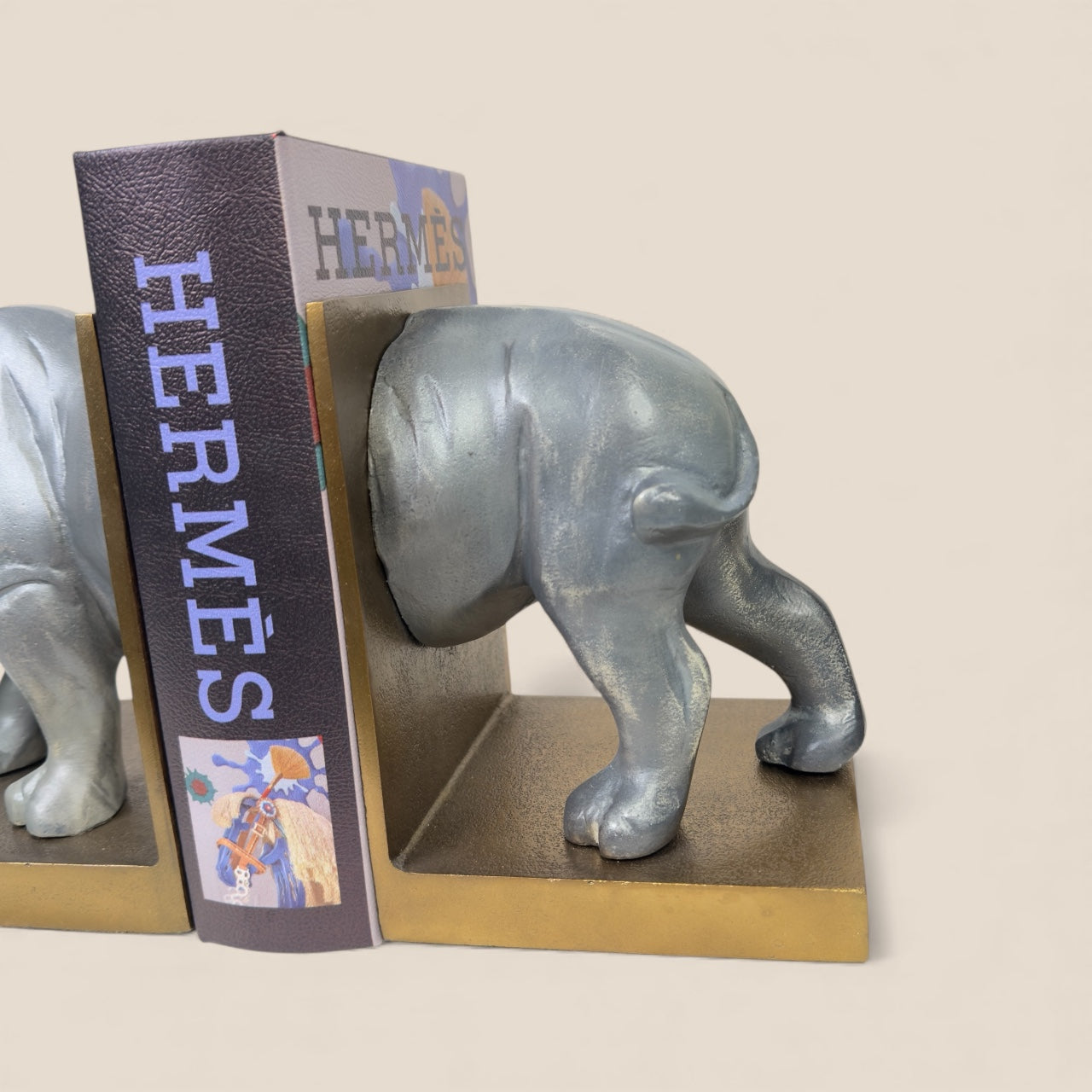 Imperial Rhino Luxe Bookends