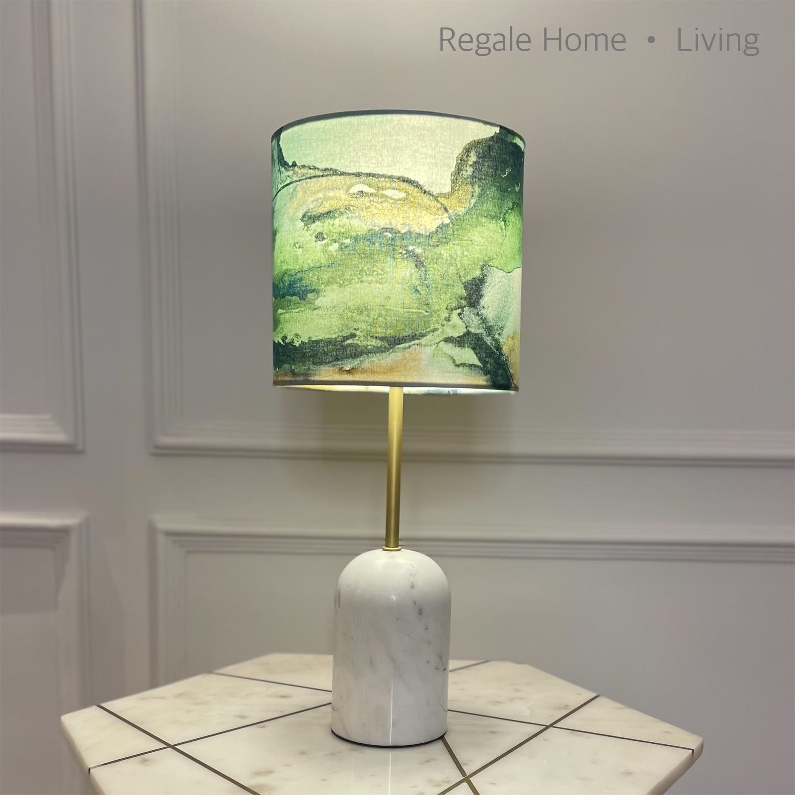 Emerald Horizon Table Lamp