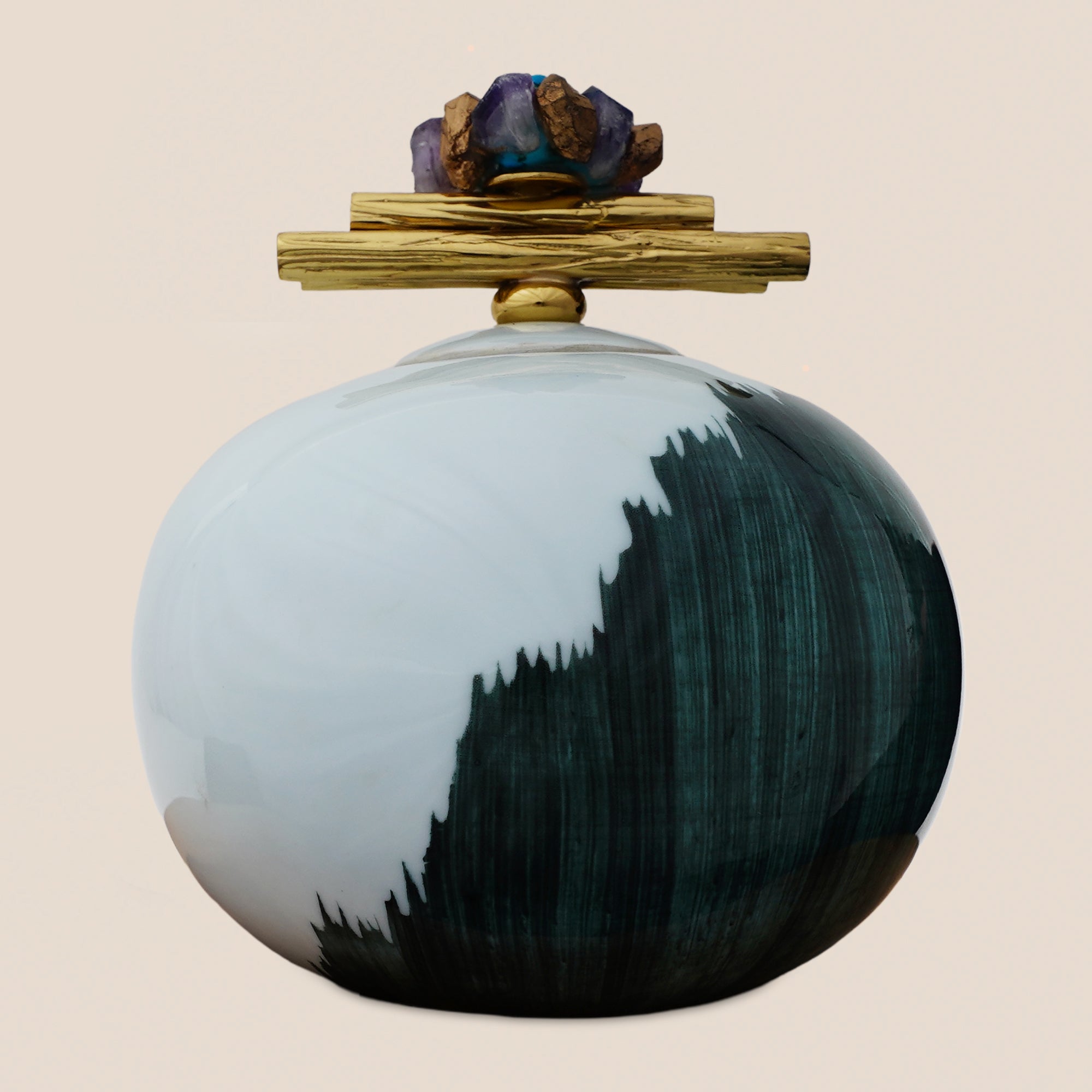 SEMI PRECIOUS URNS