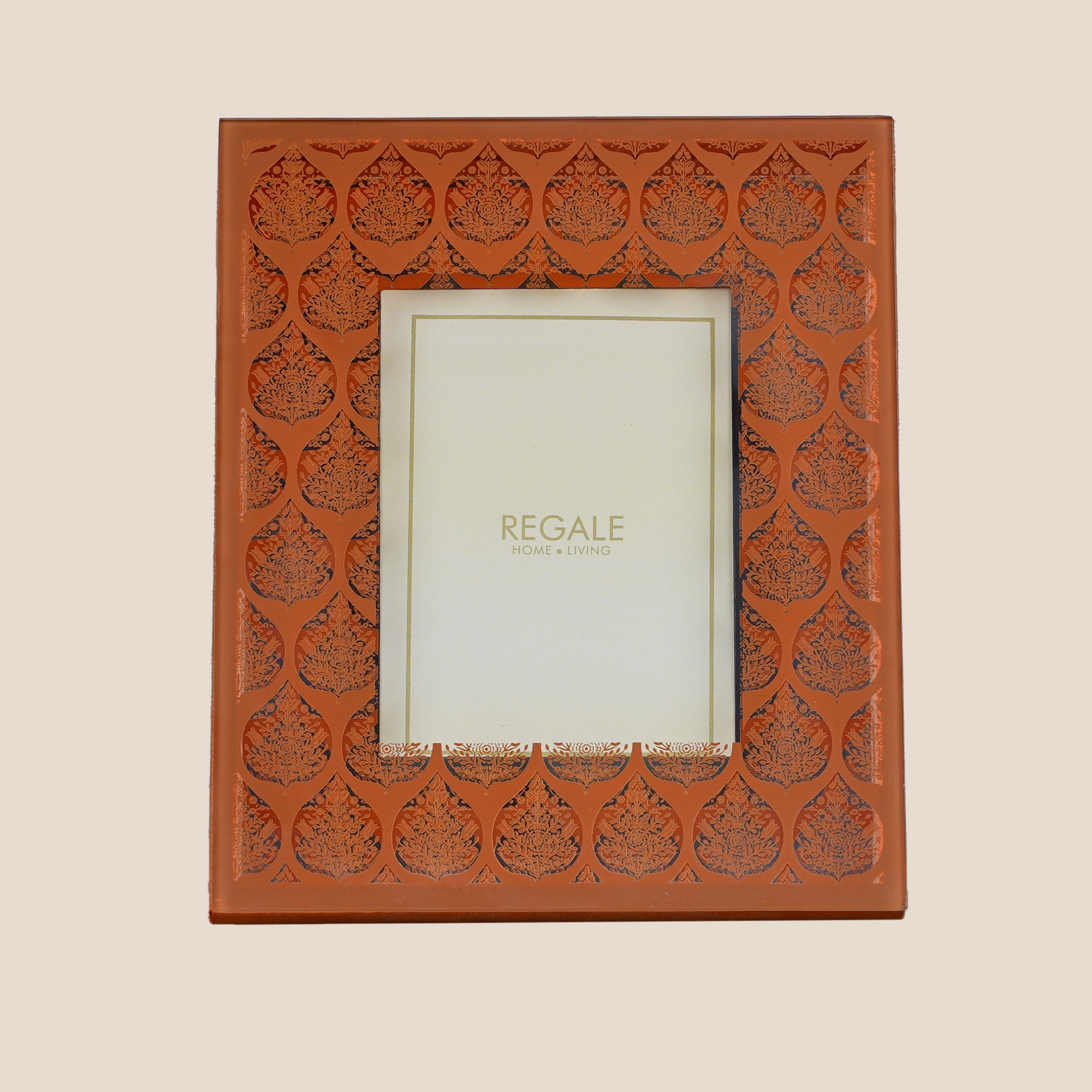 Tan Shadow Glass Frame