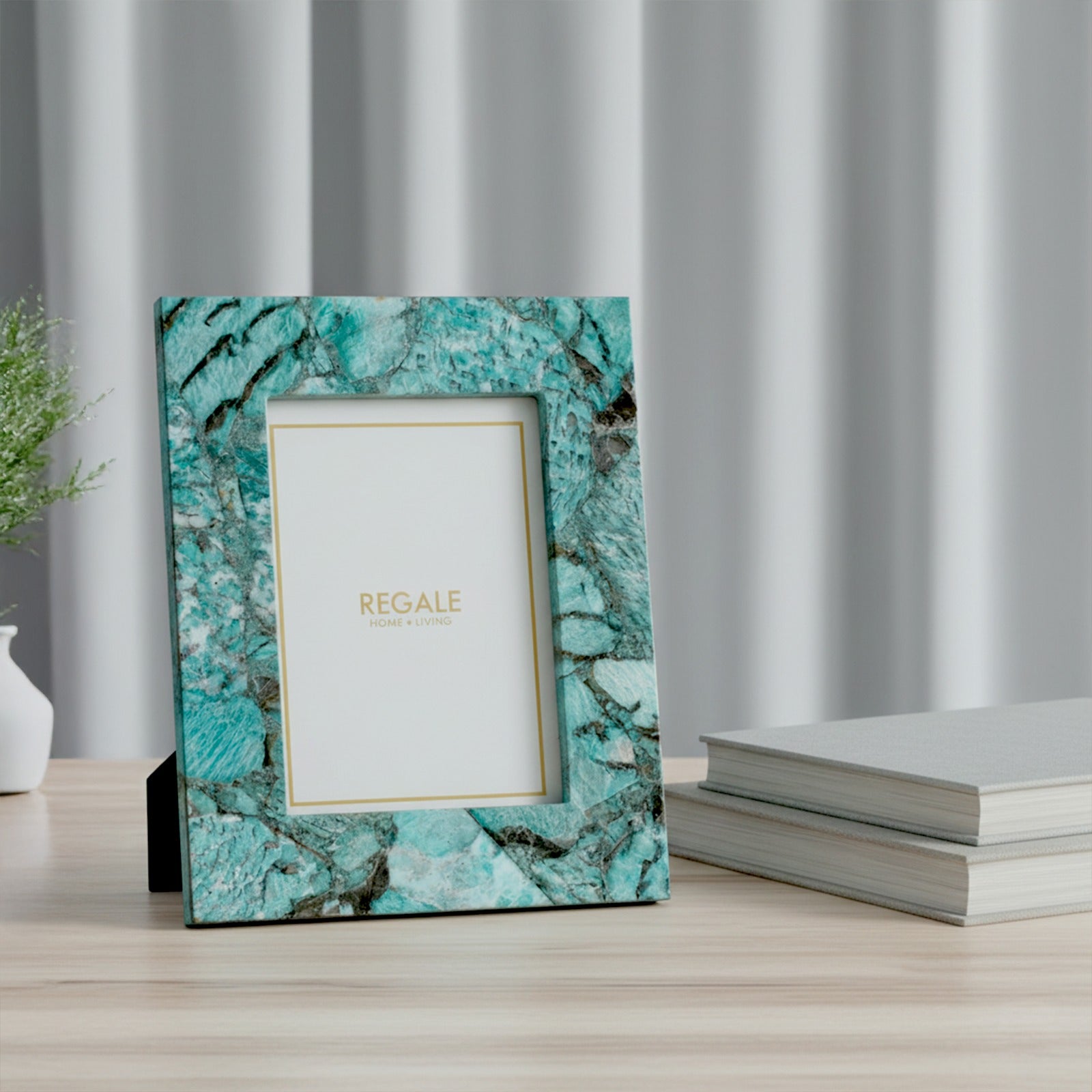 Amazonite Stone Photo Frame