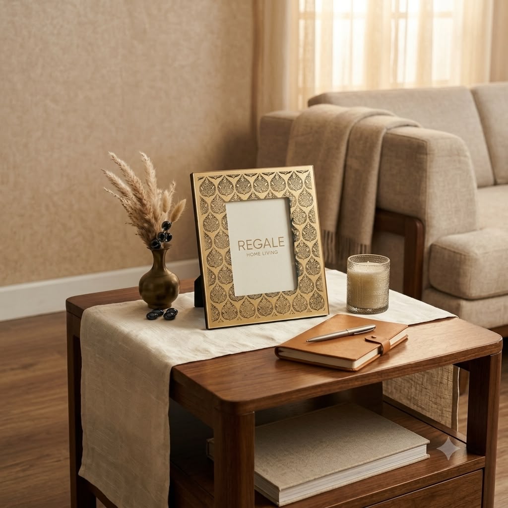 Gold Shadow Glass Frame