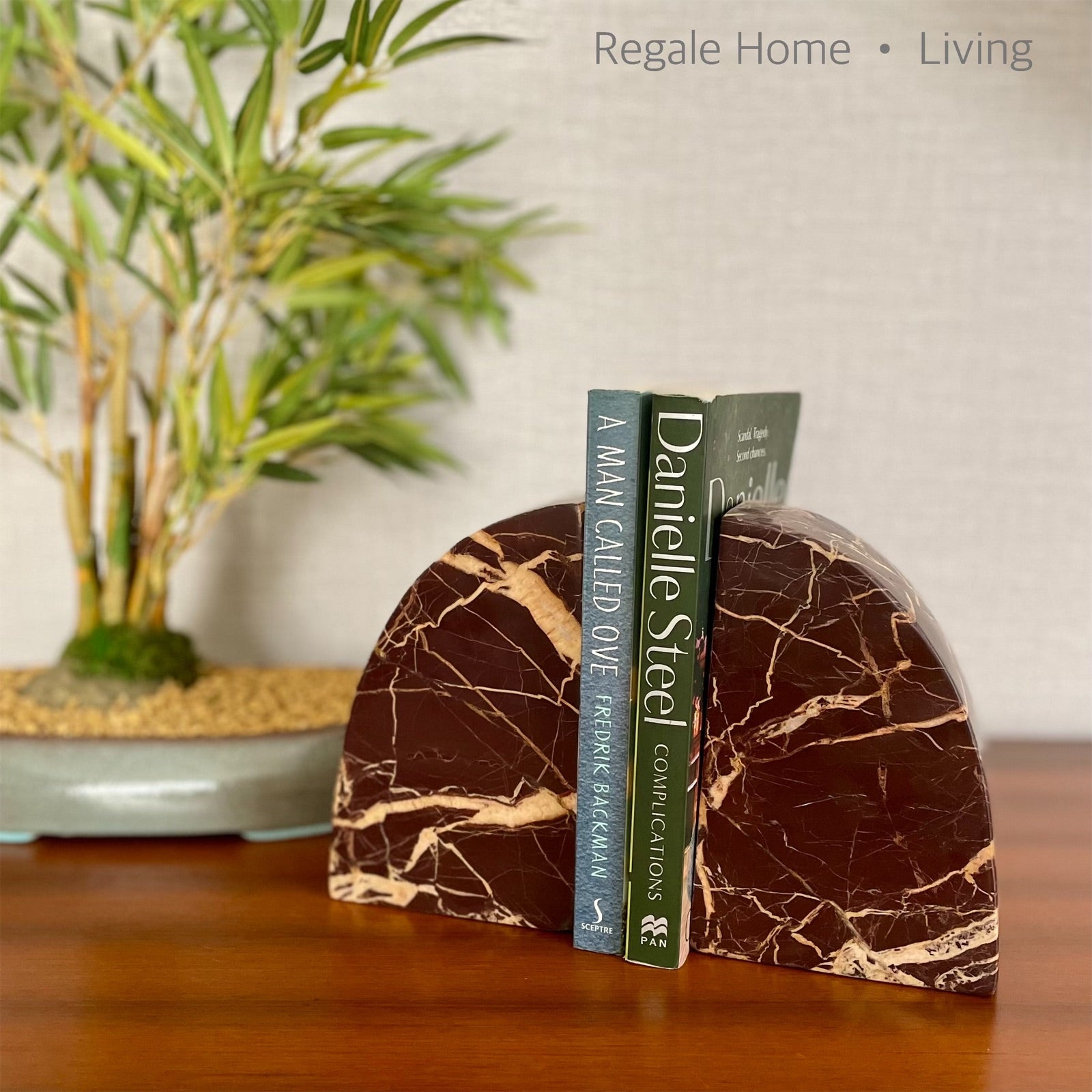 Cherry Vein Bookends