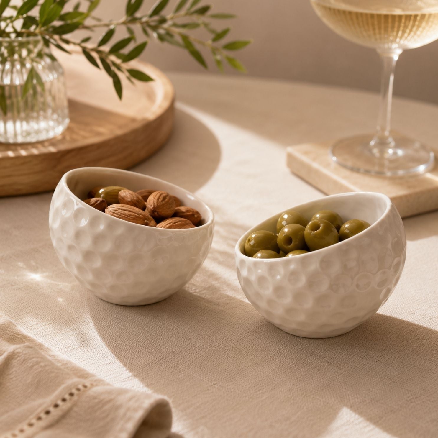 Bone China Nut Bowl (Set of 2)