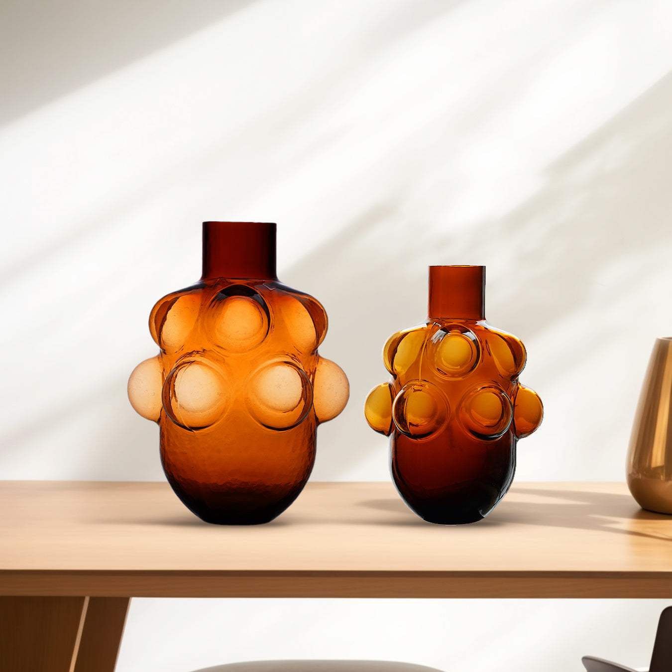 Ethereal Bubble Glass Vase - Small