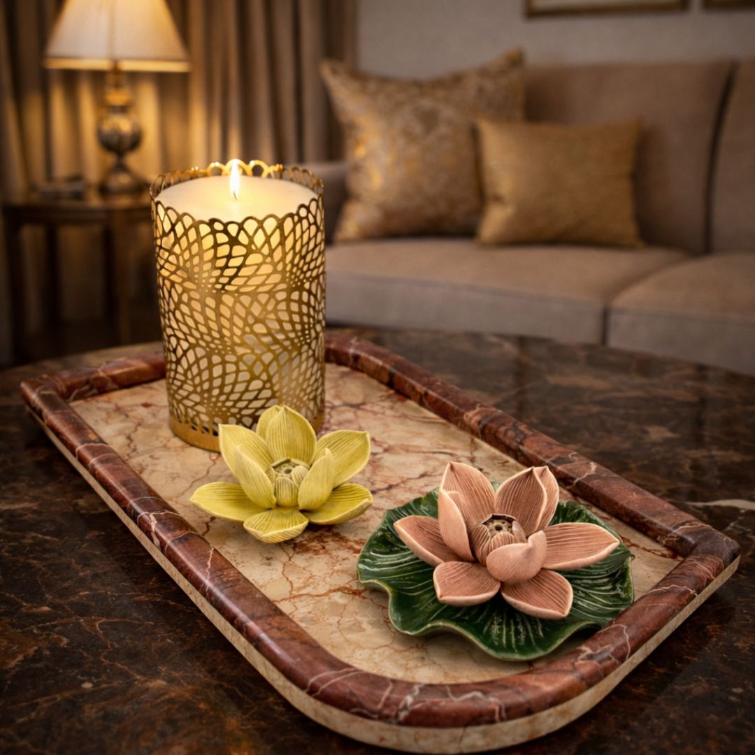 Levanto Marble Tray Large