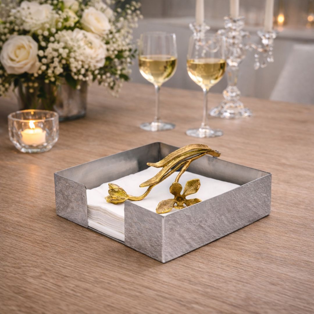 Iris Bloom Napkin Holder (Regular)