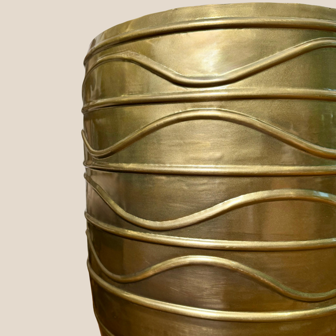 Gilded Crest Planter - Large