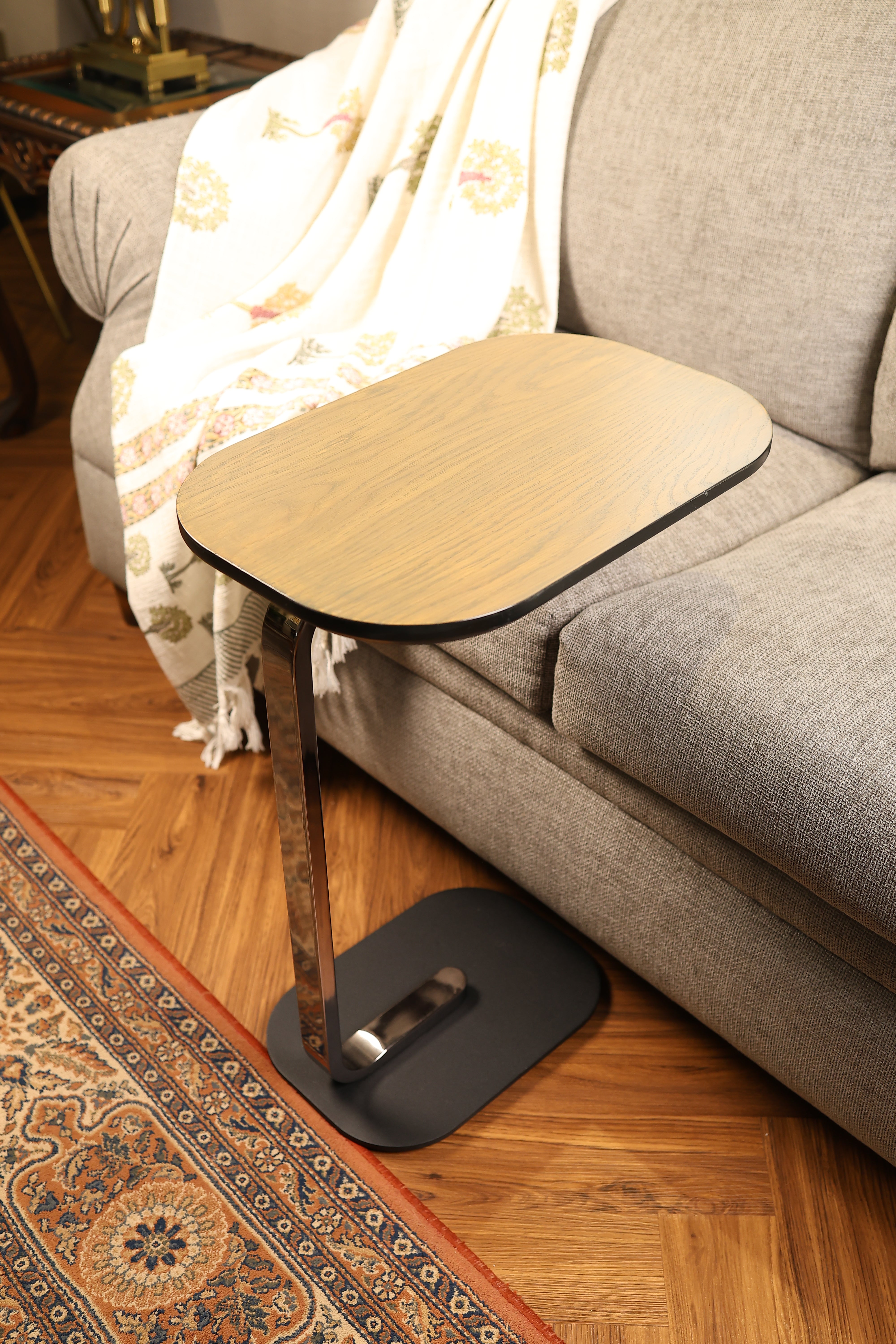 Zenith C Table - Grey Oak