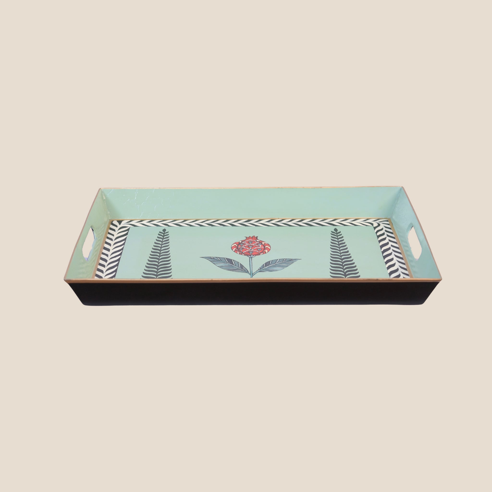 Pomegrenate Grove Serving Tray - Large