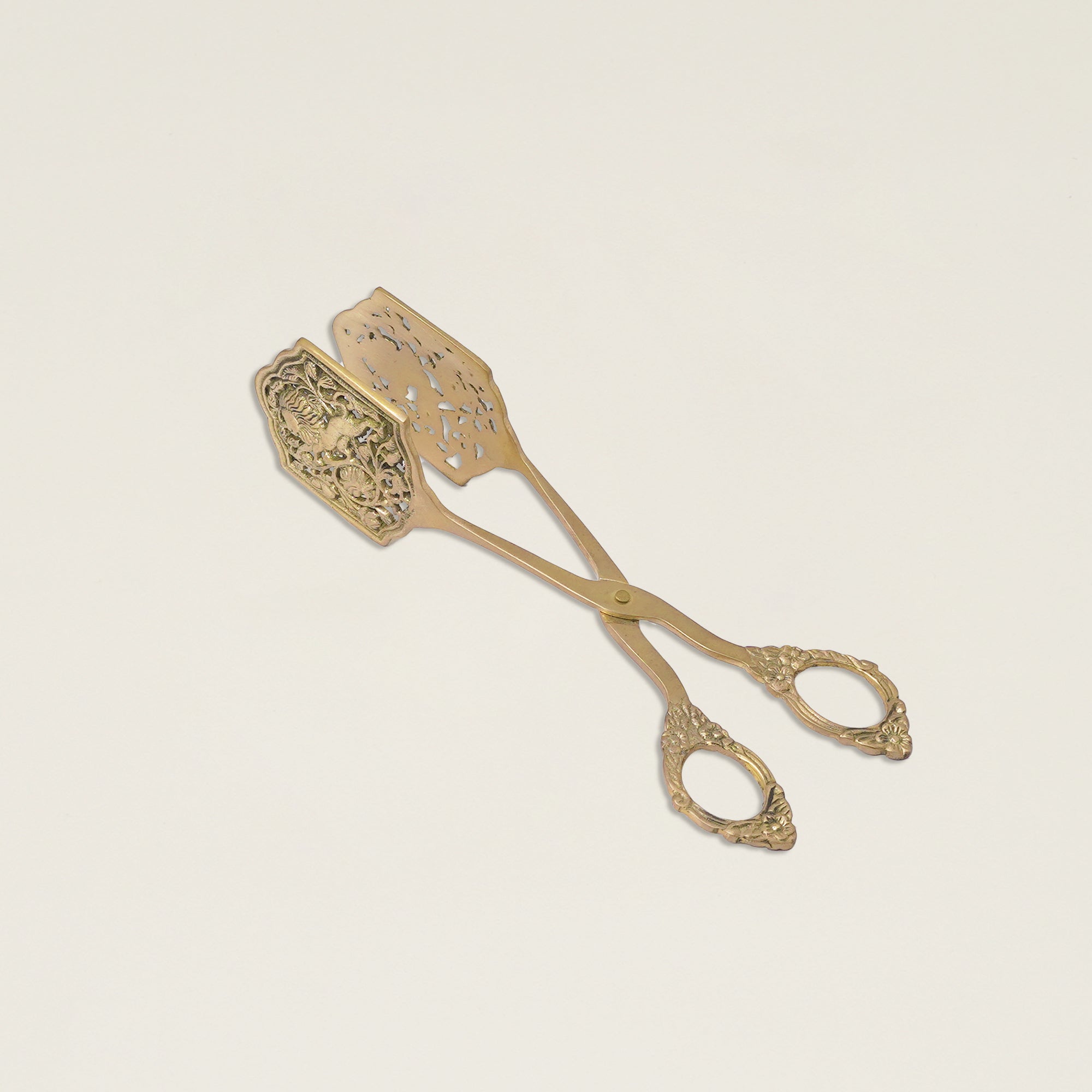 Regal Filigree Brass Pastry Tong