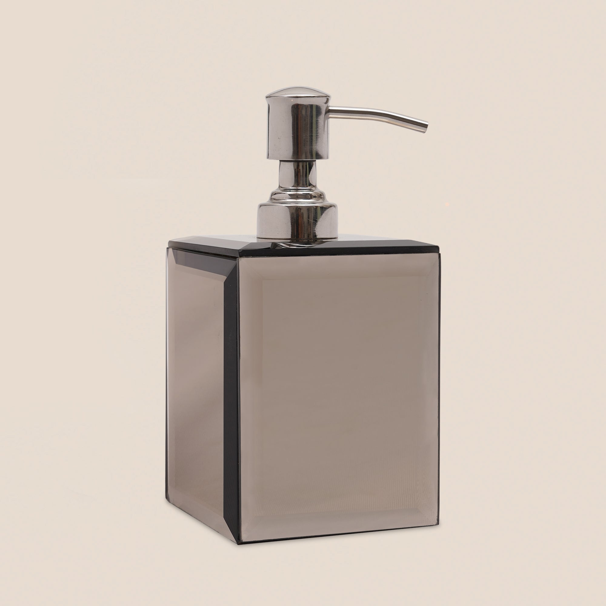 Luxe Bronze Mirrored Tumbler & Dispenser Set