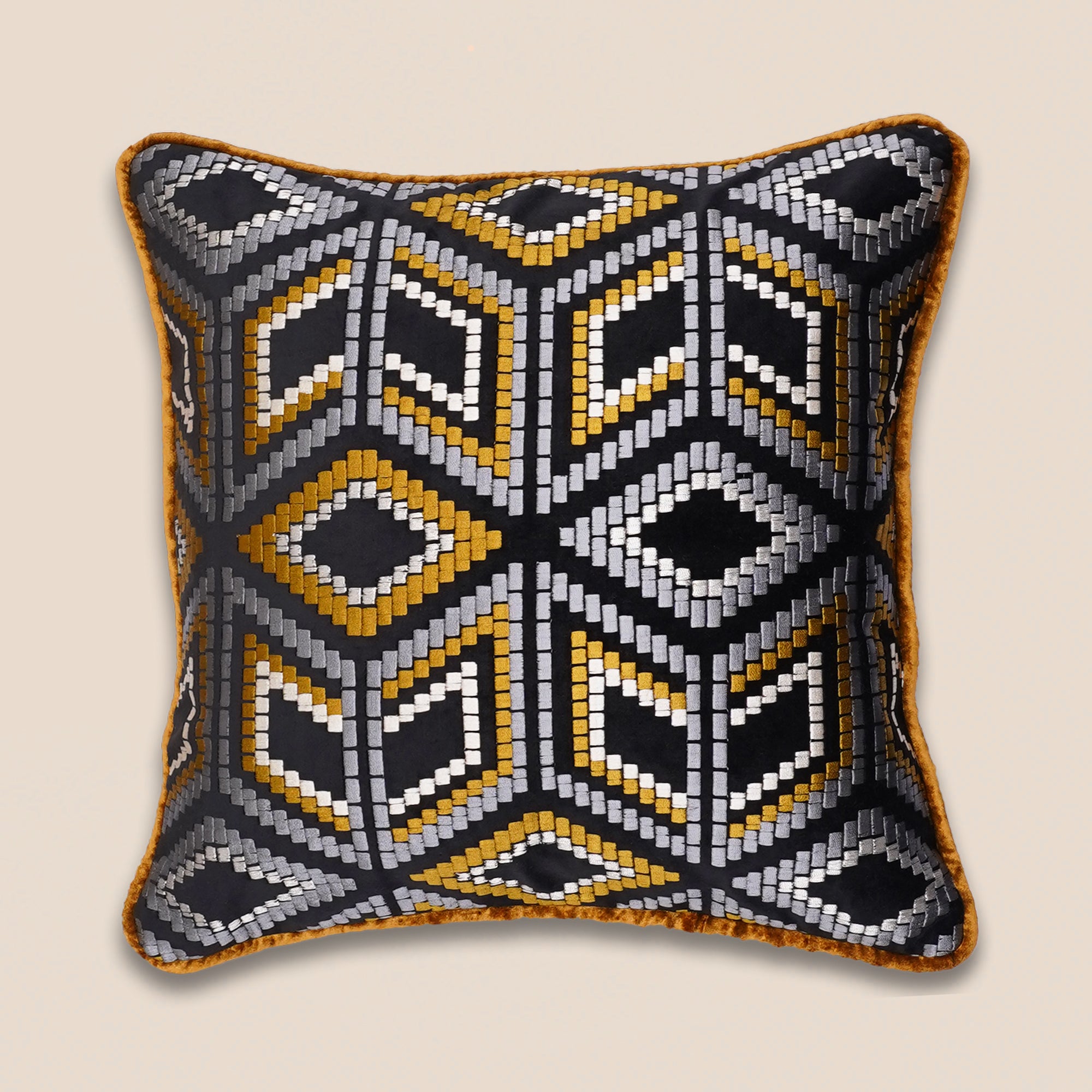 TWILIGHT PATTERN (YELLOW PIPING)