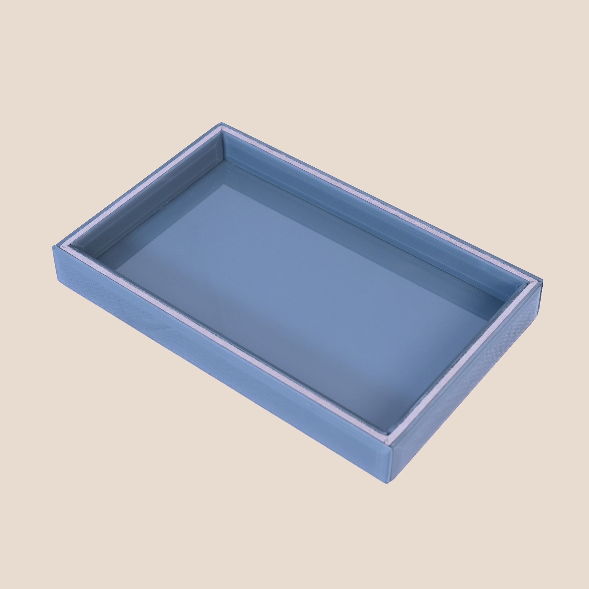 Grey Glass Tray