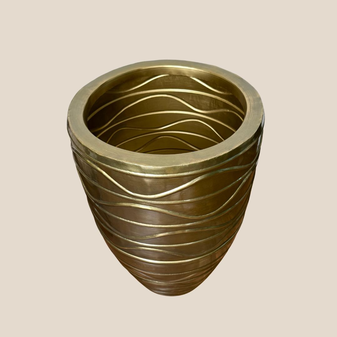Gilded Crest Planter - Large