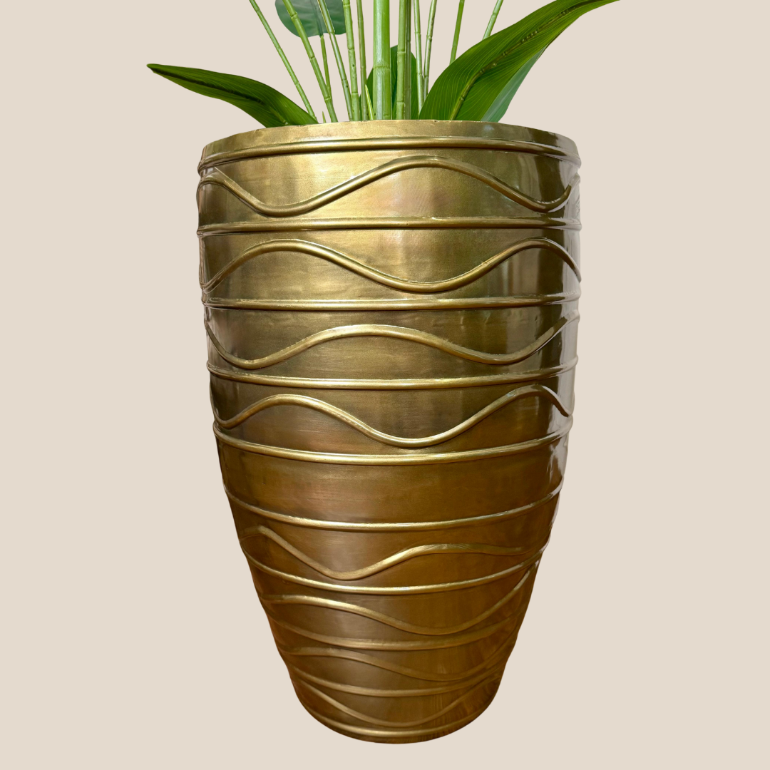 Gilded Crest Planter - Large