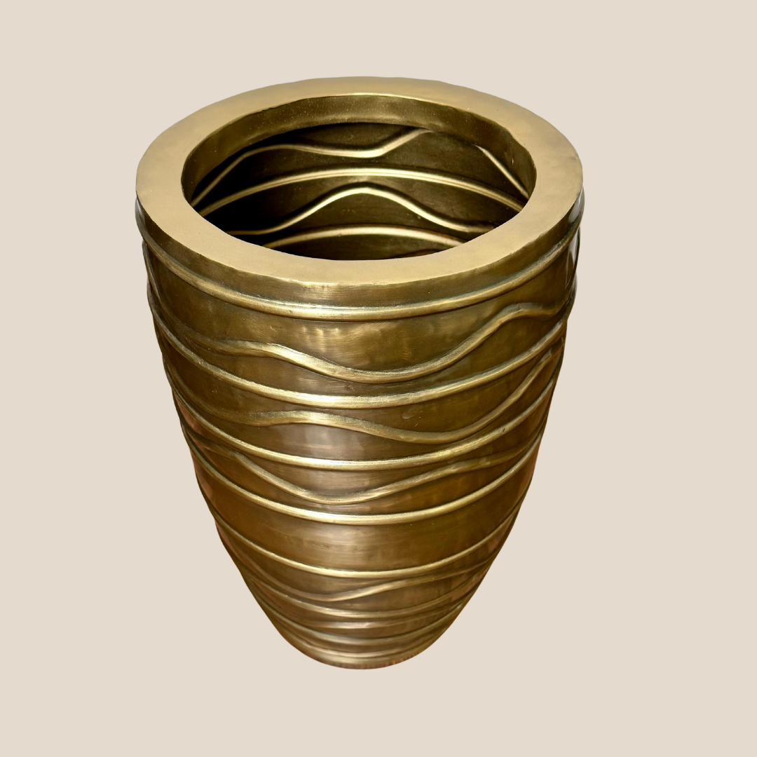 Gilded Crest Planter - Small