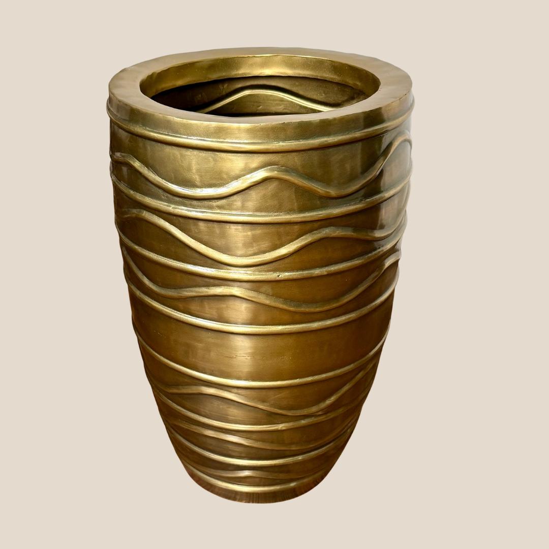 Gilded Crest Planter - Small