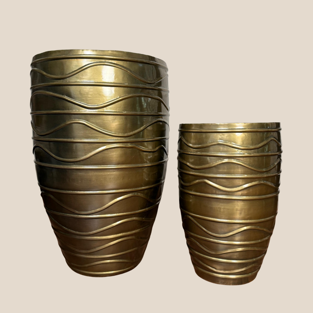 Gilded Crest Planter - Large