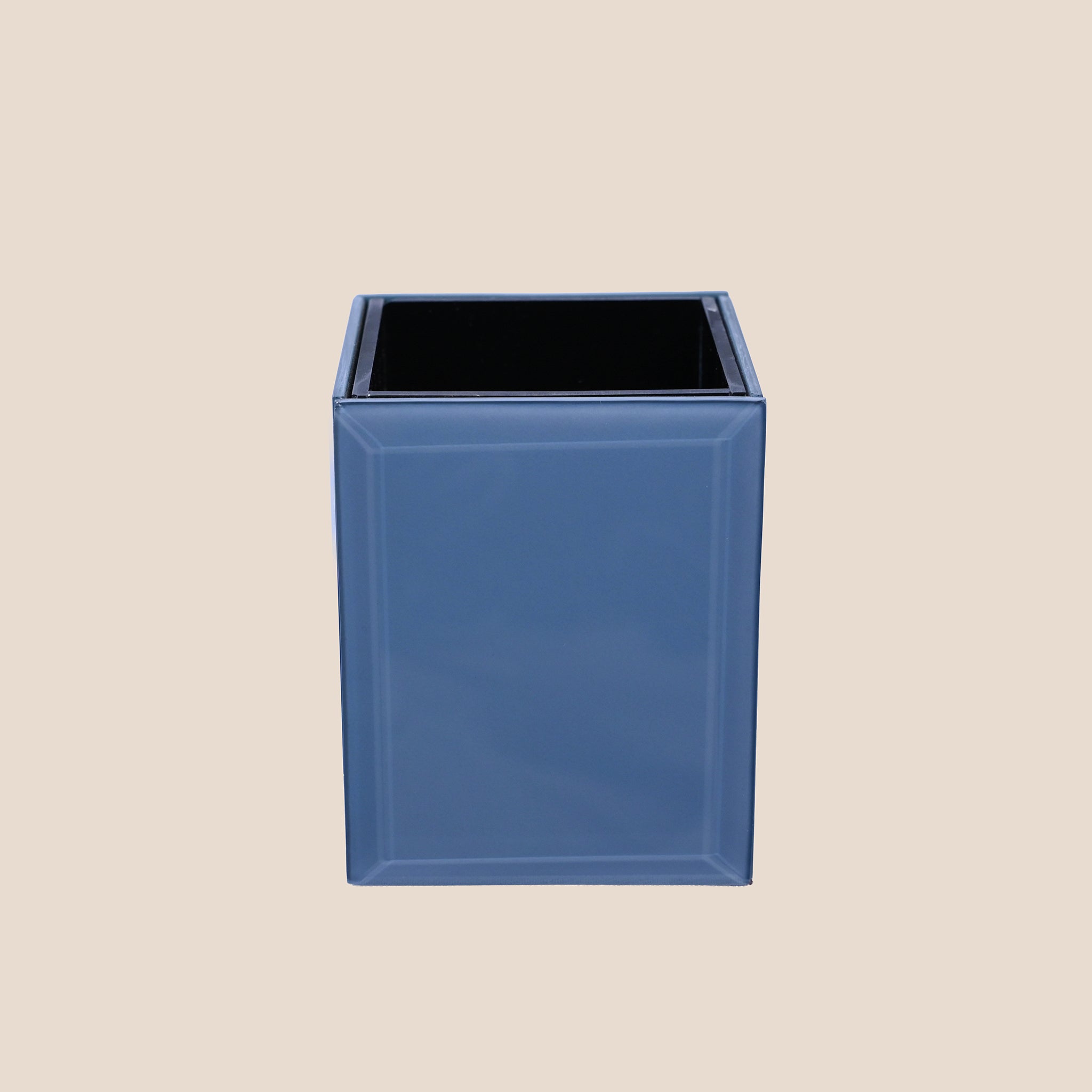 Grey Glass Tumbler & Dispenser