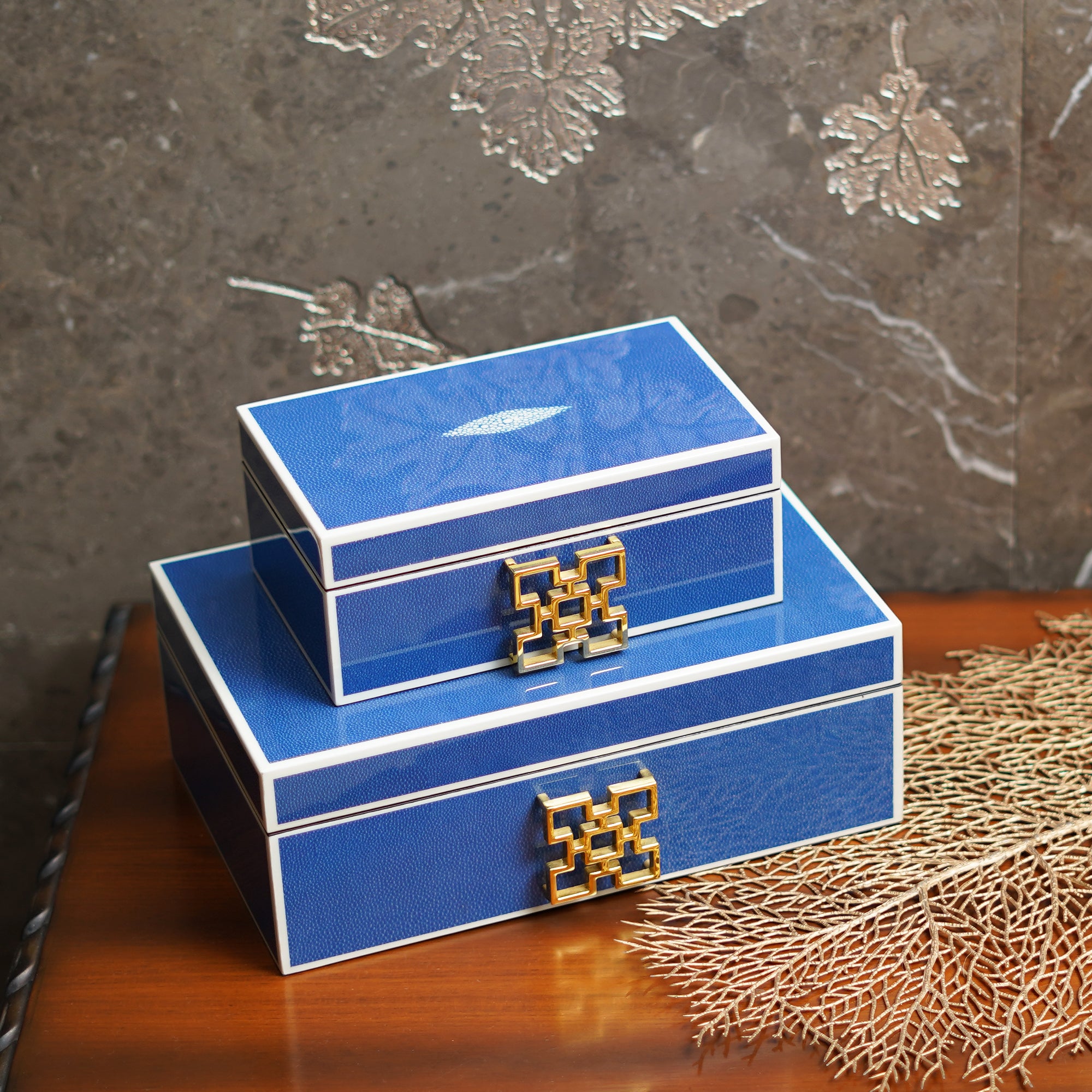 Imperial Blue Keepsake Box - Large