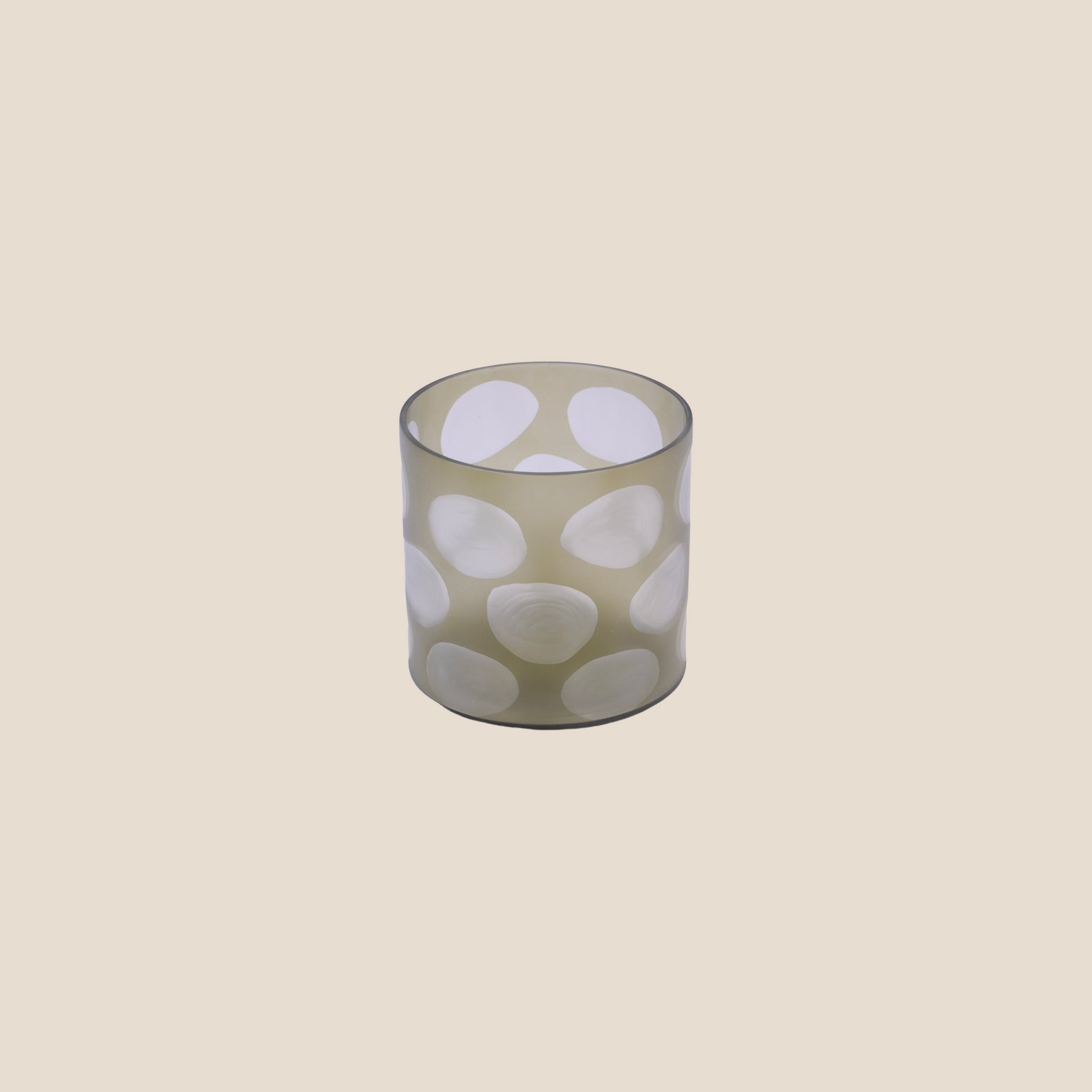 Pebble Smoke Vase & Votive - Medium