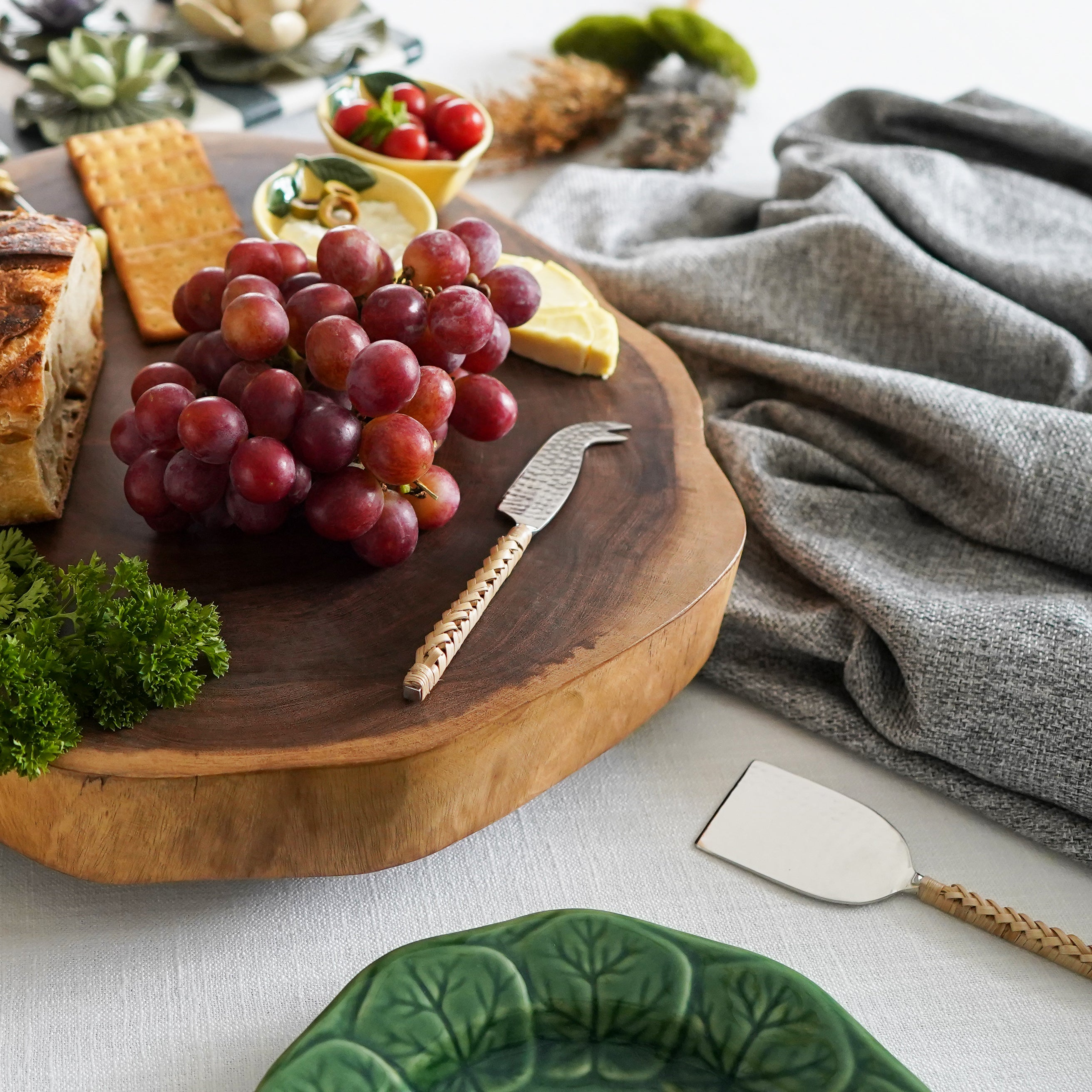 Rustic Wooden Lazy Susan