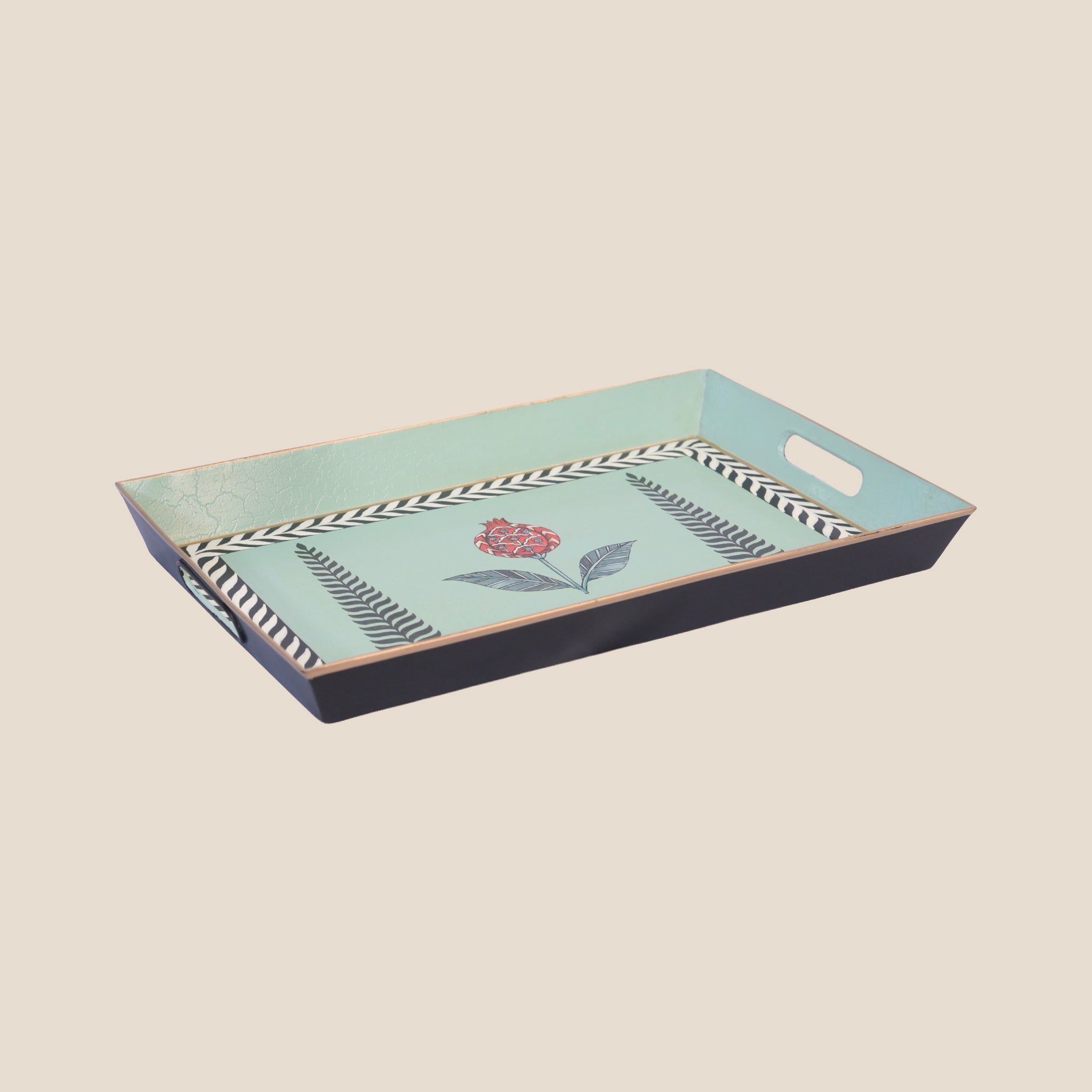 Pomegrenate Grove Serving Tray - Large