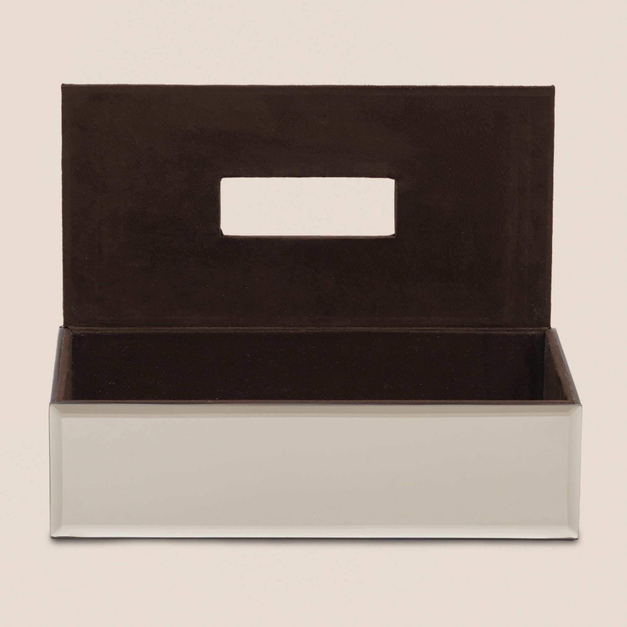 Luxe Bronze Mirrored Tissue box Holder